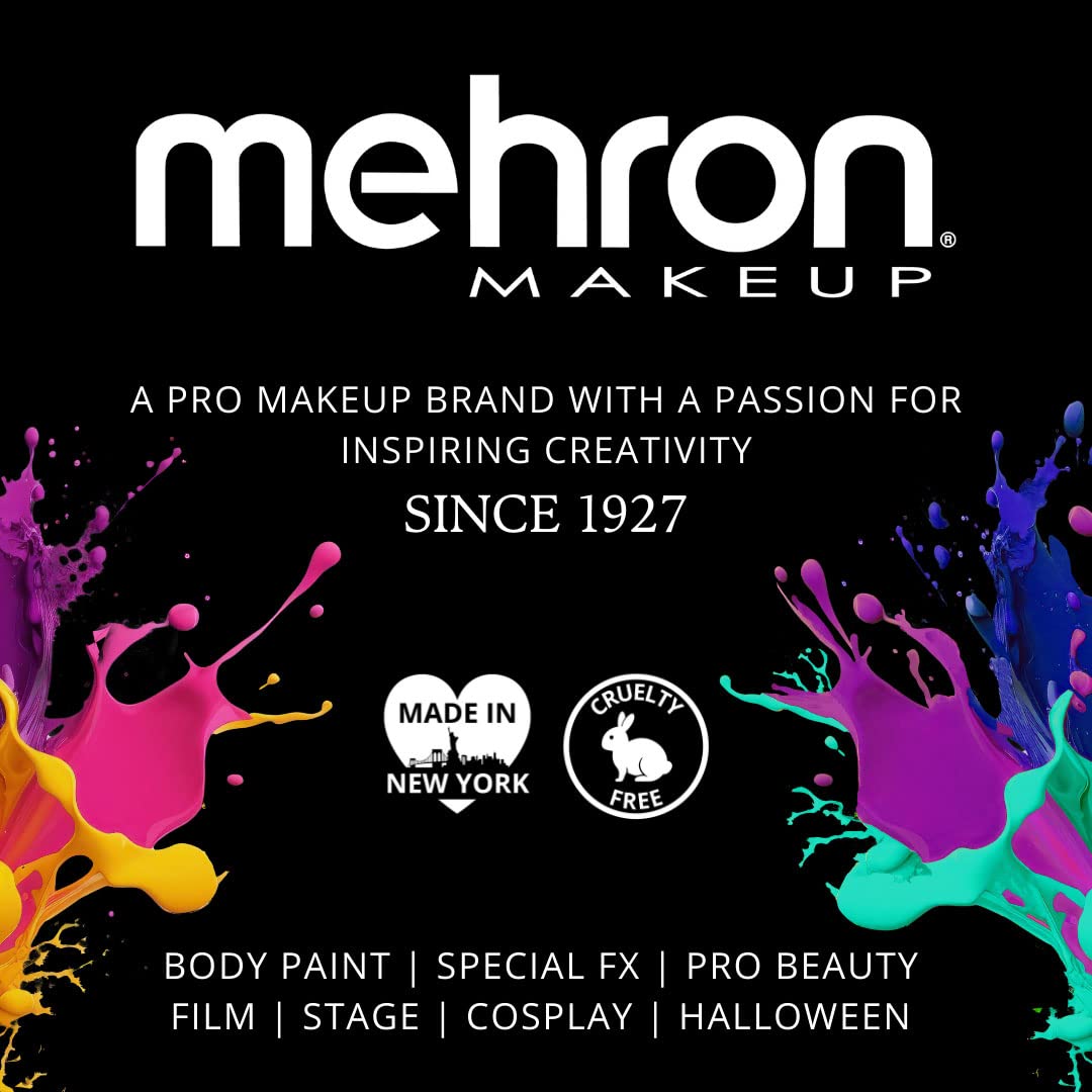 Mehron Makeup Mixing Liquid  Water Resistant For All Day Wear  Multi-Use Makeup Transformer  Eyeliner Mixing Medium  Clear 4.5 F