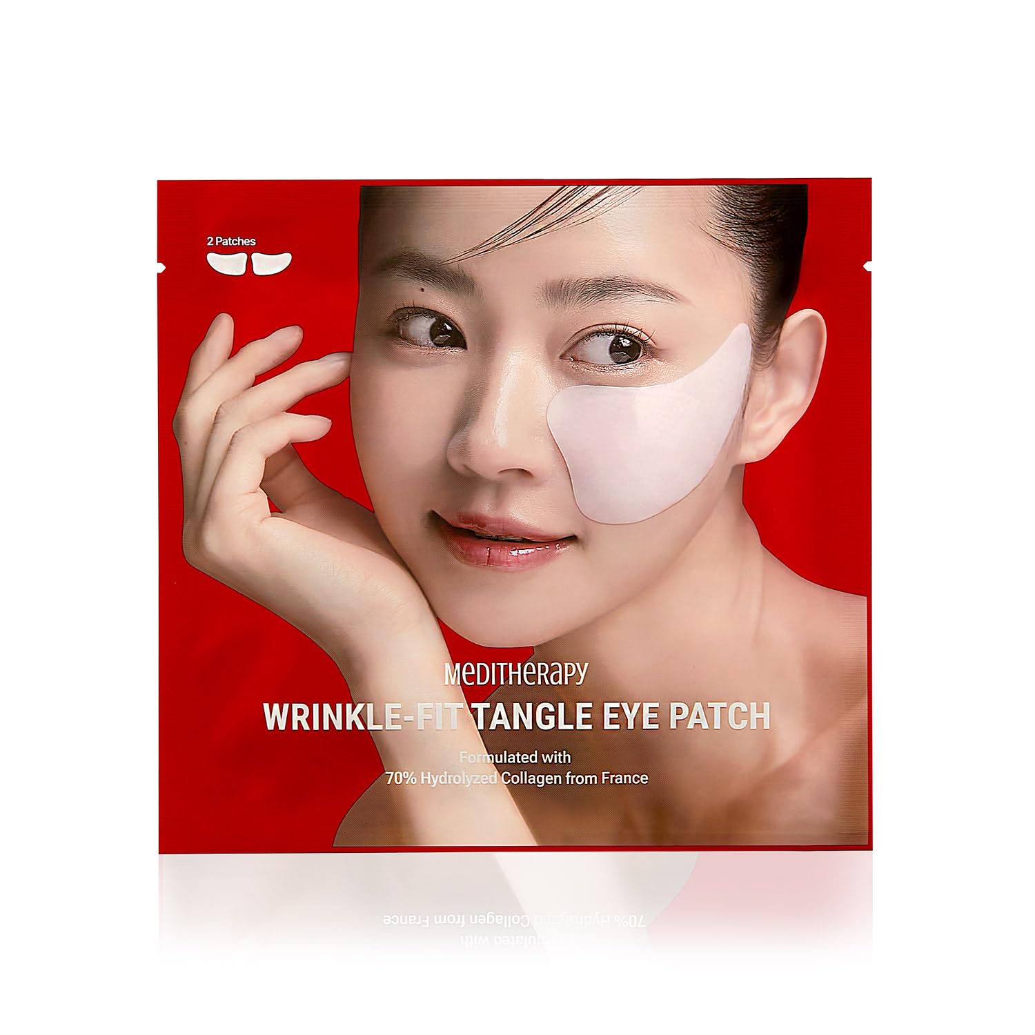 Wrinkle-fit Tangle Eye Patch - Under Eye Patches for Dark Circles and Puffy Eyes, Eye Bags Treatment for Women - Mega Collagen E