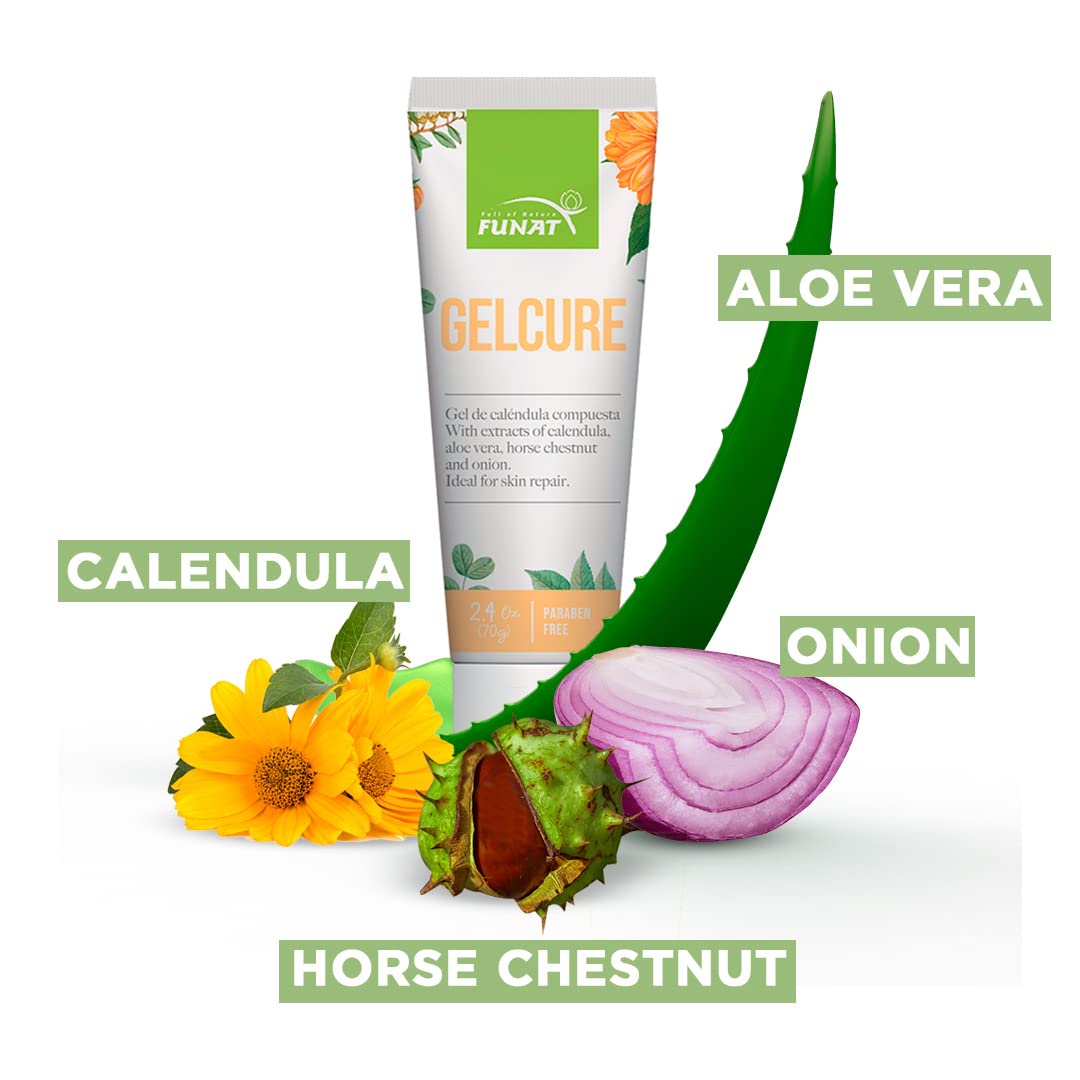 FULL OF NATURE FUNAT Calendula Aloe Vera Skin Repair Body and Face Lotion Moisturising Cream Therapy Treatment Reparador Paraben