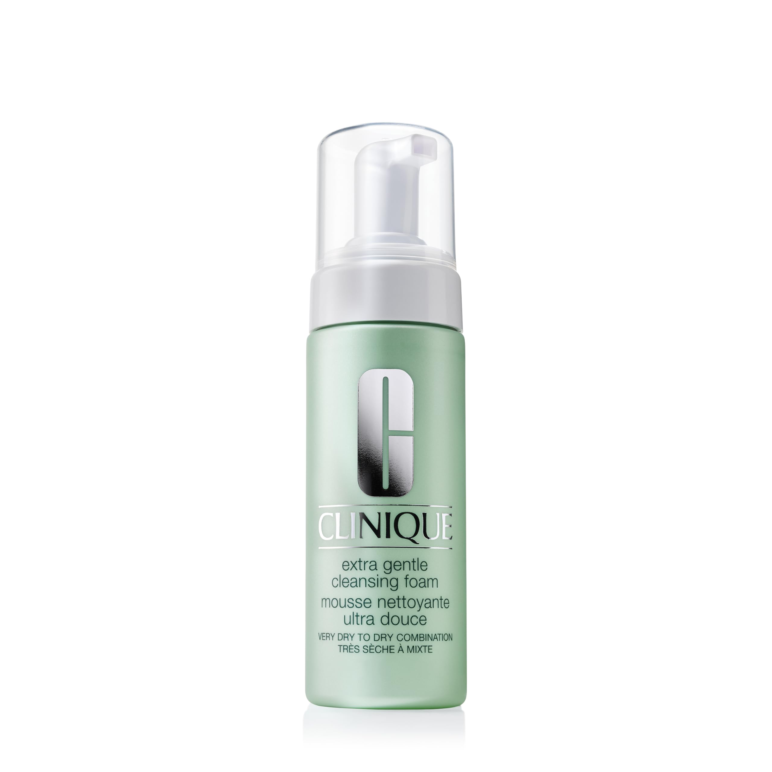 Clinique 3-Step Extra Gentle Mild Cleansing Foam Face Cleanser | For Dry + Sensitive Skin | Non-Irritating, Cleansing + Comforti