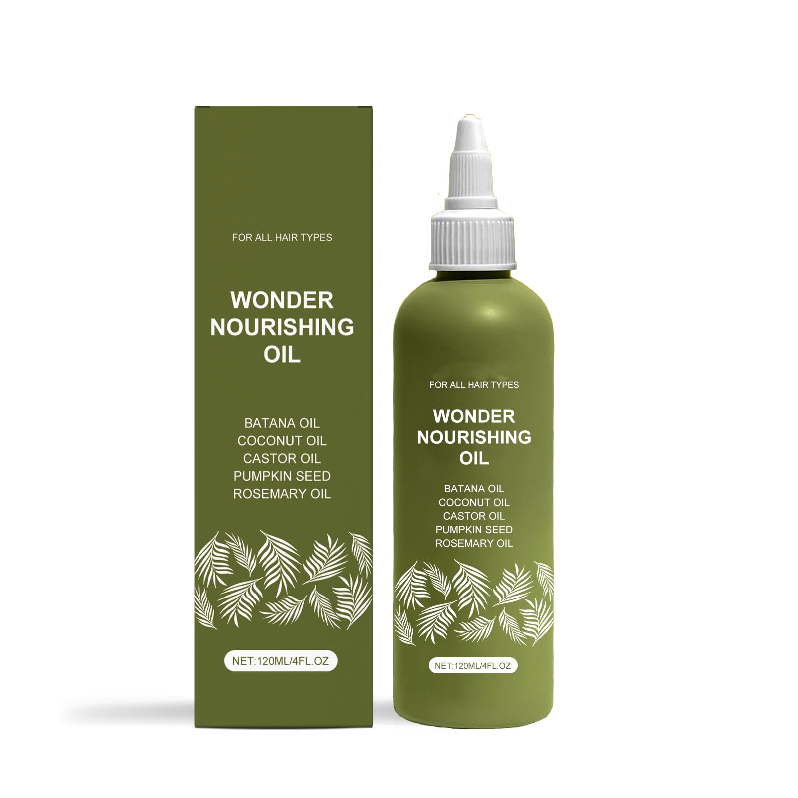 Herbs Wealth Wonder Nourishing Hair Care Essence Oil, Lightweight Hair & Scalp Treatment for Soft, Smooth & Shiny Hair, All Hai