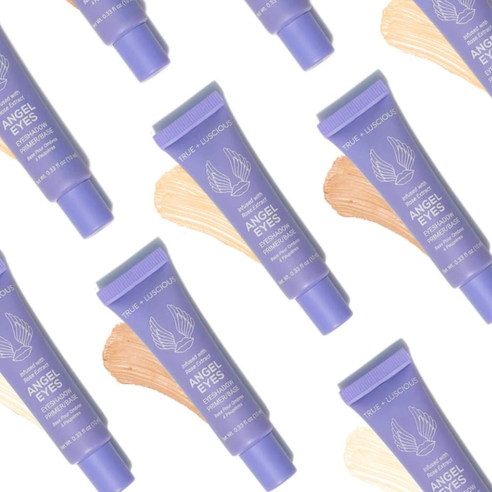 Angel Eyes Eyeshadow Primer by True + Luscious - Clean Formula with Rose Extracts - Vegan, Paraben Free, & Cruelty Free Eye Prim