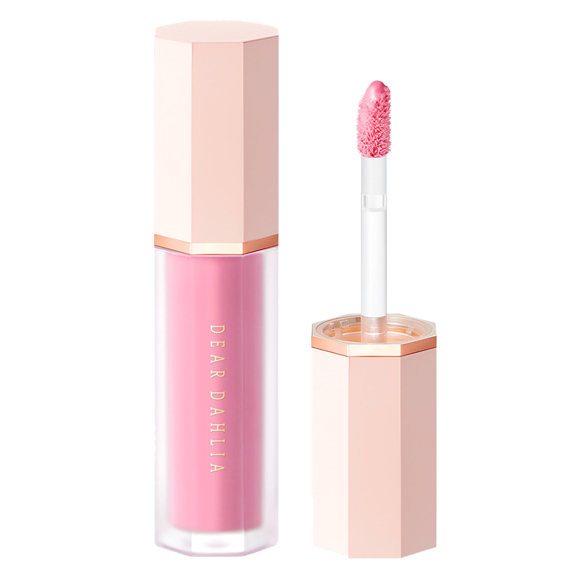 DEAR DAHLIA Petal Drop Liquid Blush TAFFY - Multi-Use, High-Pigment, Lightweight & Long-Lasting, Dewy Finish, Vegan & Cruelty-Fr