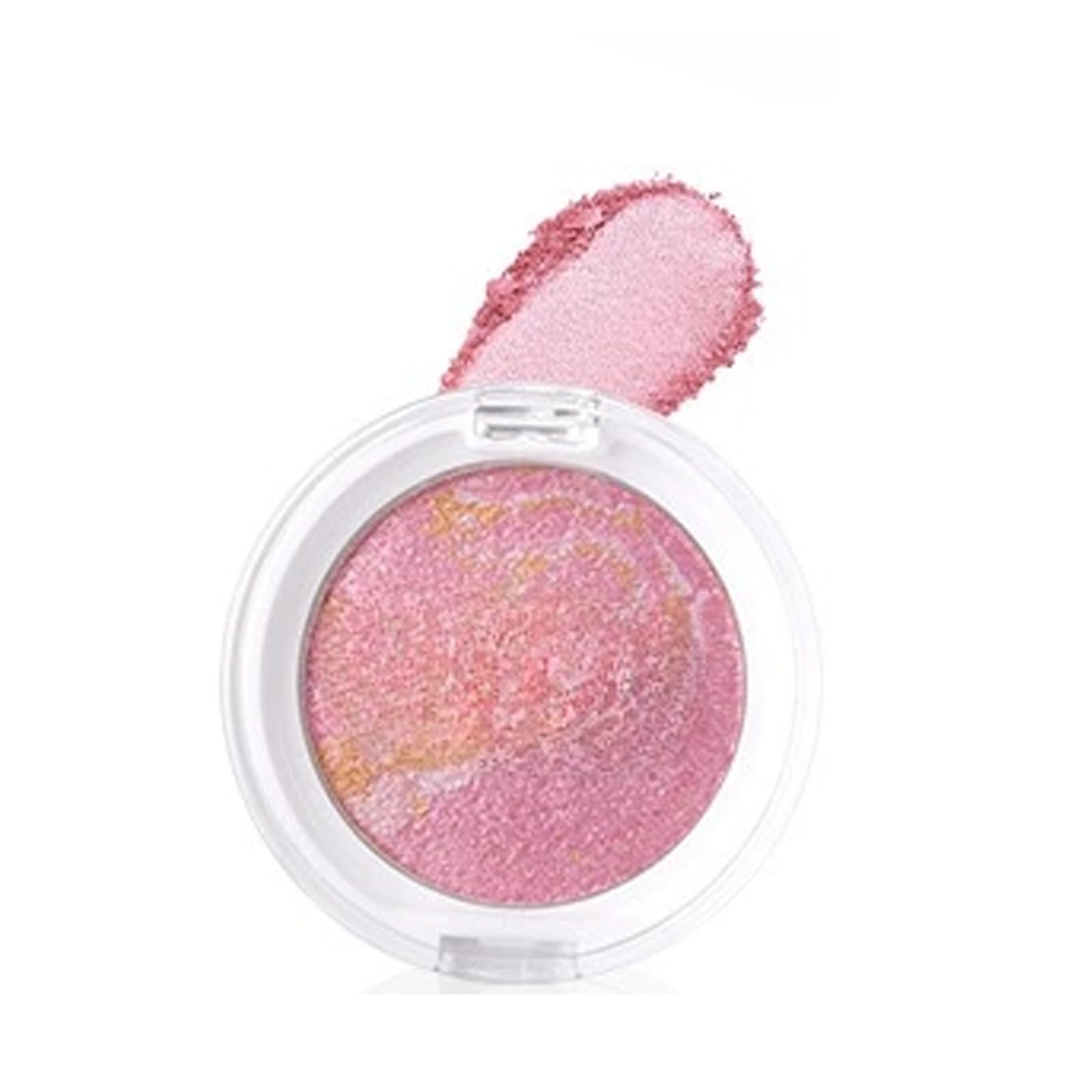 Marbled Baked Powder Blush  Pink Shimmer Blusher & Highlighter Makeup  Creamy Lightweight Natural Finish  Waterproof LongLas