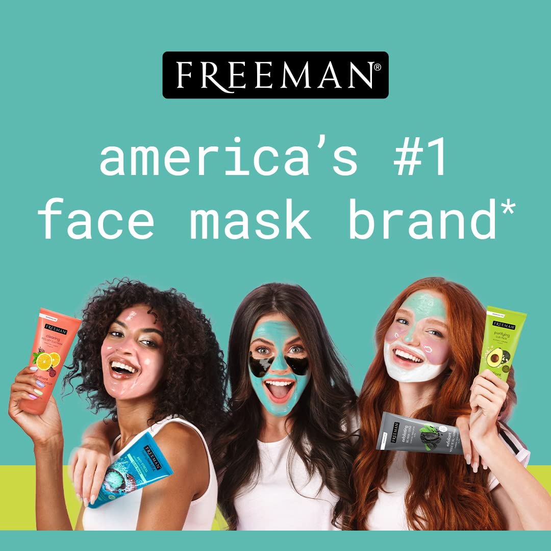 Freeman Hawaiian Black Salt Peel-Off Mask Deep Cleansing For Unisex - 6 Oz Mask