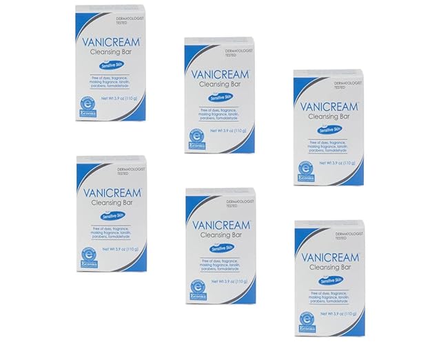 Vanicream Cleansing Bar, 3.9 Ounce (Pack of 6)