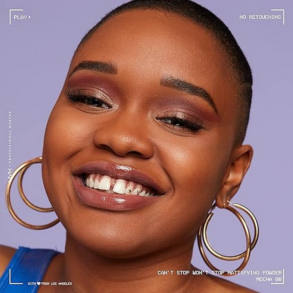 NYX PROFESSIONAL MAKEUP Can 't Stop Won 't Stop Mattifying Pressed Powder - Mocha