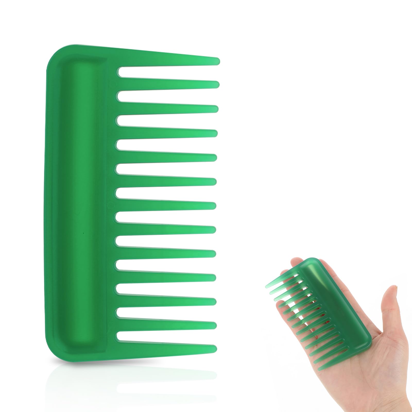 Mini Shower Comb, 4 Inches Small Wide Tooth Comb Purse Hair Detangling Comb Travel Comb Pocket Curly Hair Comb Portable Styling