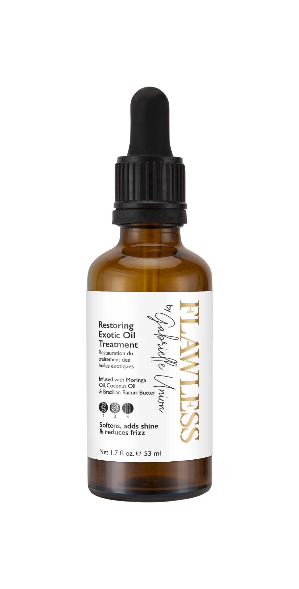 Flawless By Gabrielle Union Restoring Exotic Oil Treatment For Natural Coily Hair, 1.7 Oz