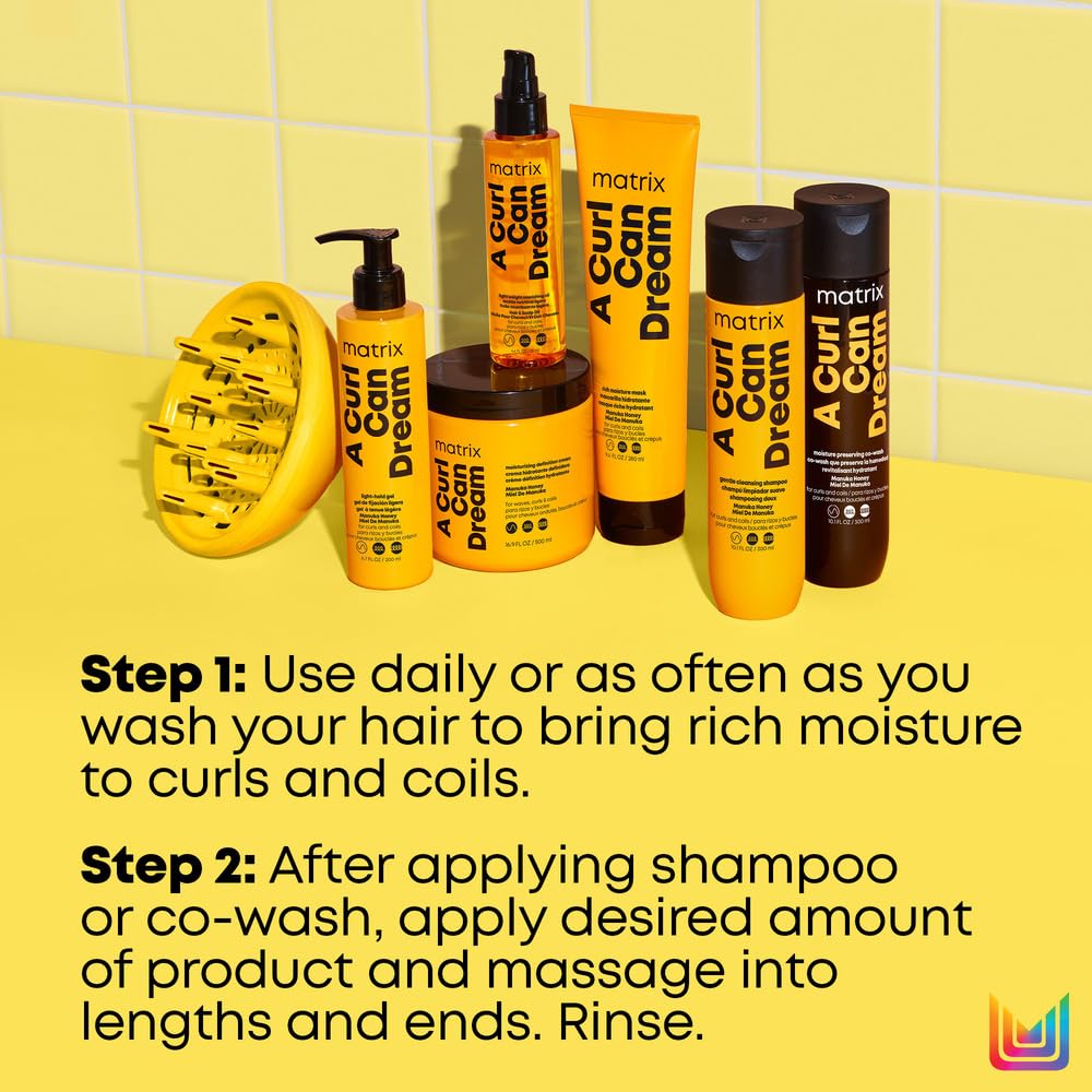 Matrix A Curl Can Dream Rich Mask Hydrating Hair Mask For Curly & Coily Hair Sulfate & Paraben Free 338 Fl Oz