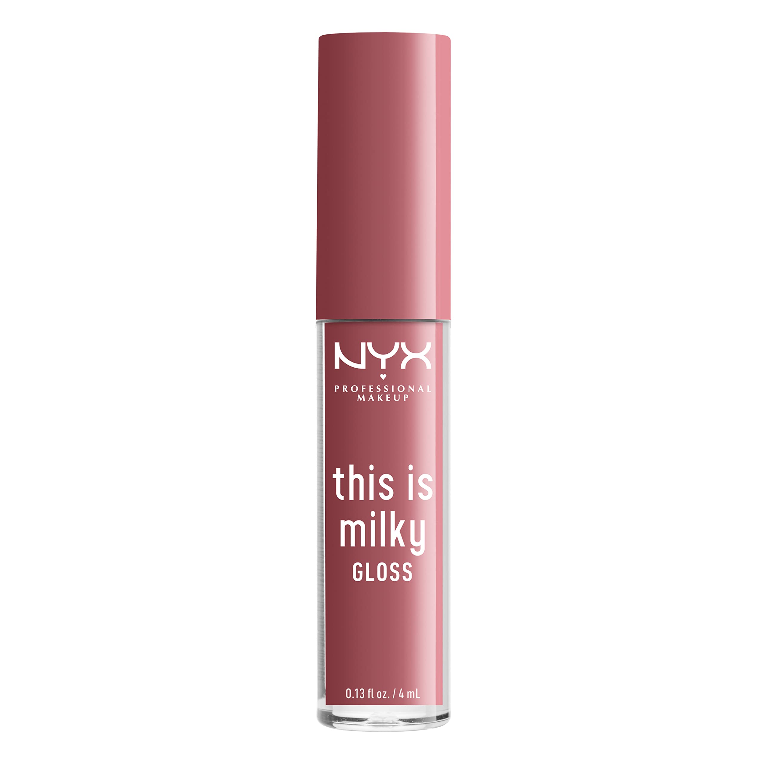 Nyx Professional Makeup This Is Milky Gloss, Vegan Lip Gloss, 12 Hour Hydration - Cherry Skimmed (Dusty Pink Mauve)