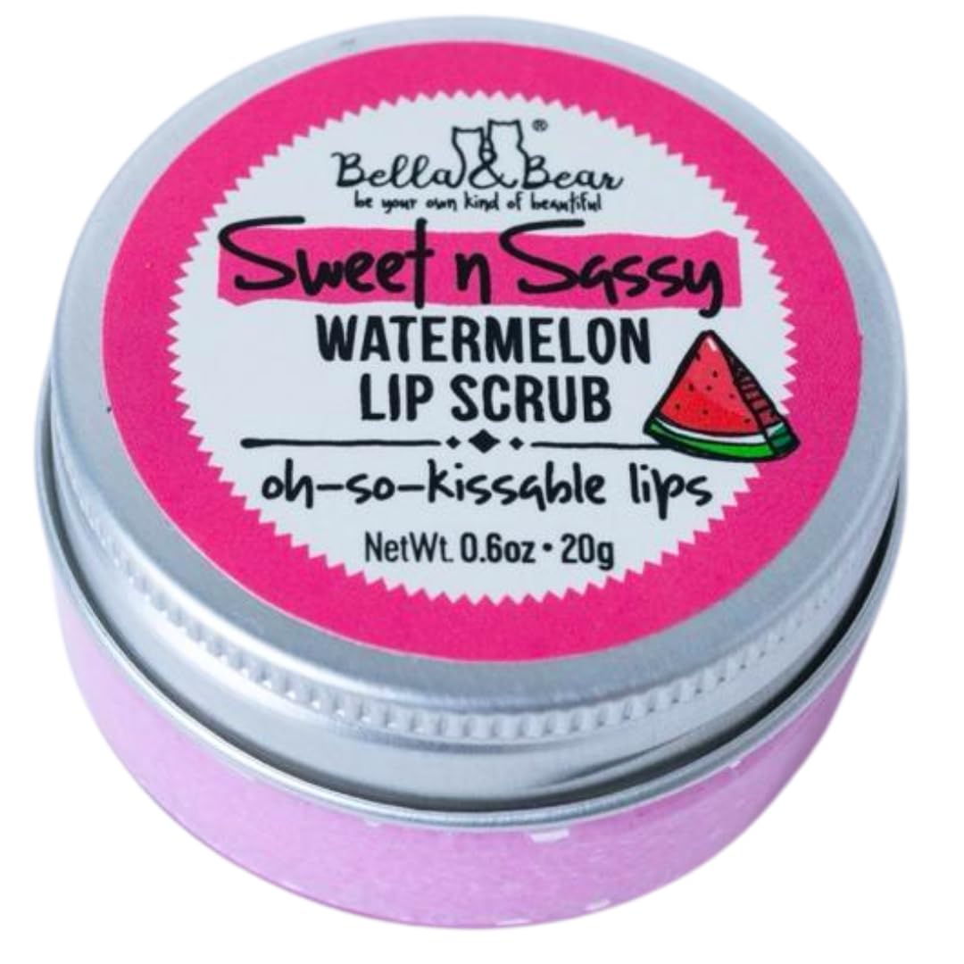 Sweet N Sassy Watermelon Lip Set, Juicy Scrub And Lip Butter - Gift For Women And Teens 2 X 0.6 Oz