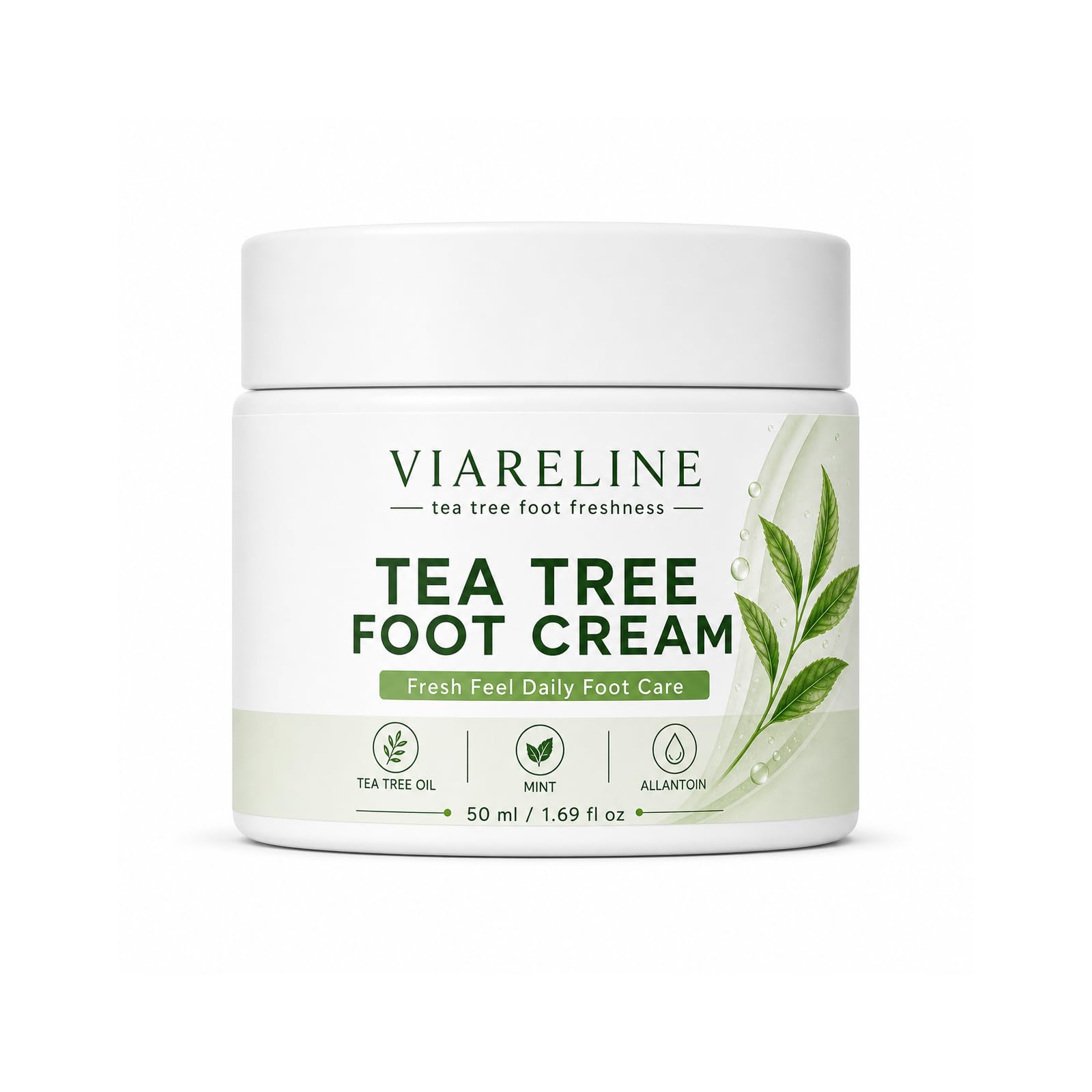 Viareline Tea Tree Foot Cream, 50 ml