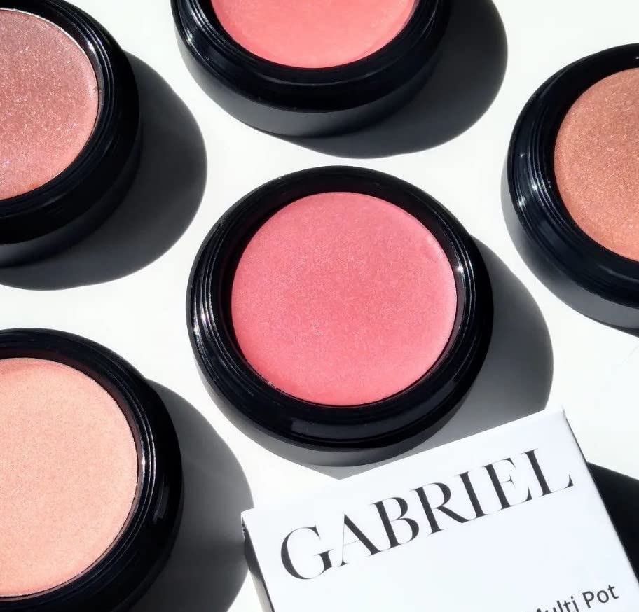 Gabriel Cosmetics Multi Pot (Magnolia - Bronze/Shimmer), 3-in-1 Smooth Finish Formula for Eyes,Lips, and Cheeks. Natural, Parabe