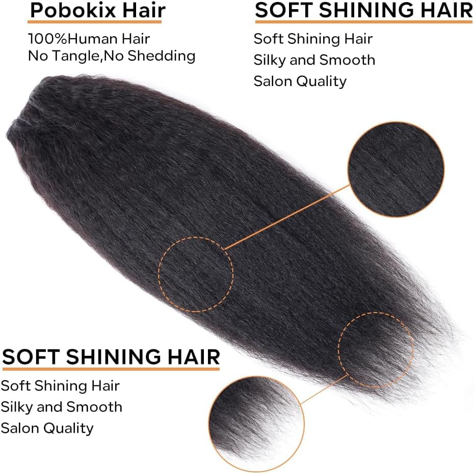 28Inch Clip In Hair Extensions Real Human Hair Kinky Straight Brazilian Human Hair Clip In Extensions 8Pcs Remy Hair Clip Ins Fo