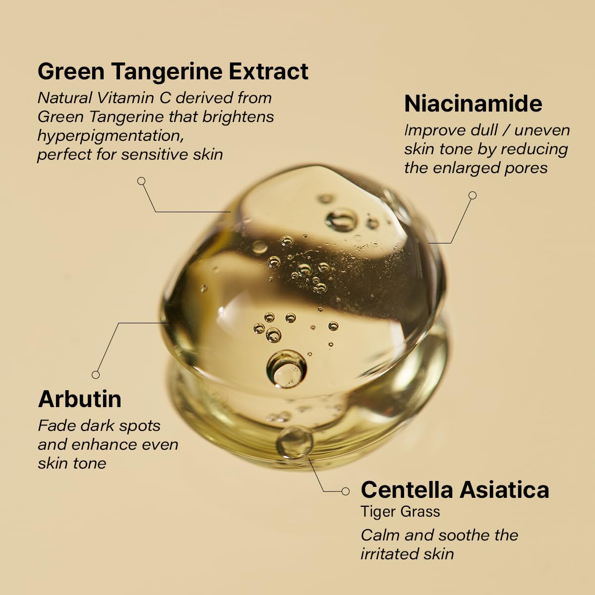 Goodal Green Tangerine Vitamin C Serum, Korean Skin Care - Advanced Version (30Ml)