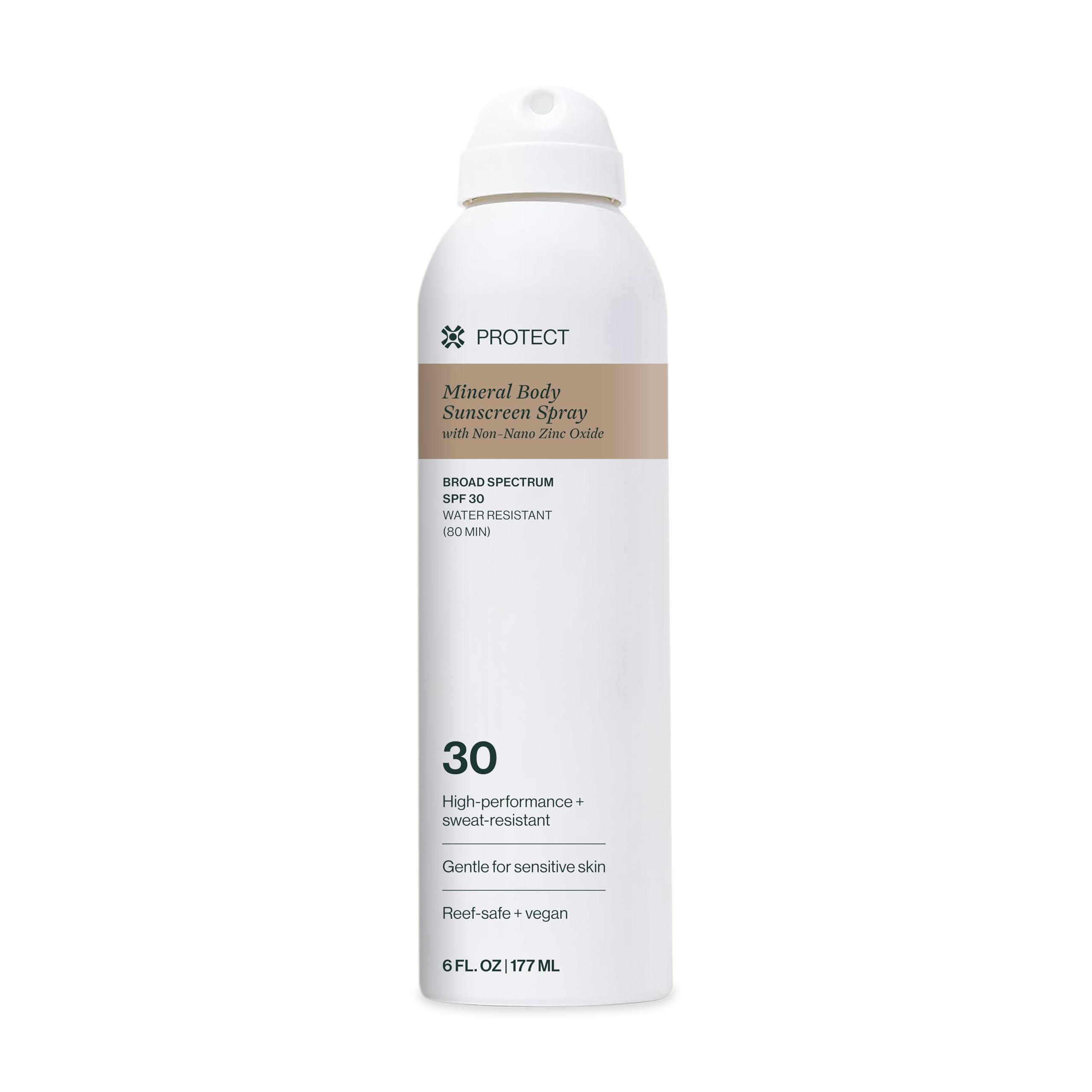 Dermasport SPF 30 Mineral Sunscreen Spray with Zinc Oxide- Reef Safe Sunscreen- Body Sunscreen- Sun Care