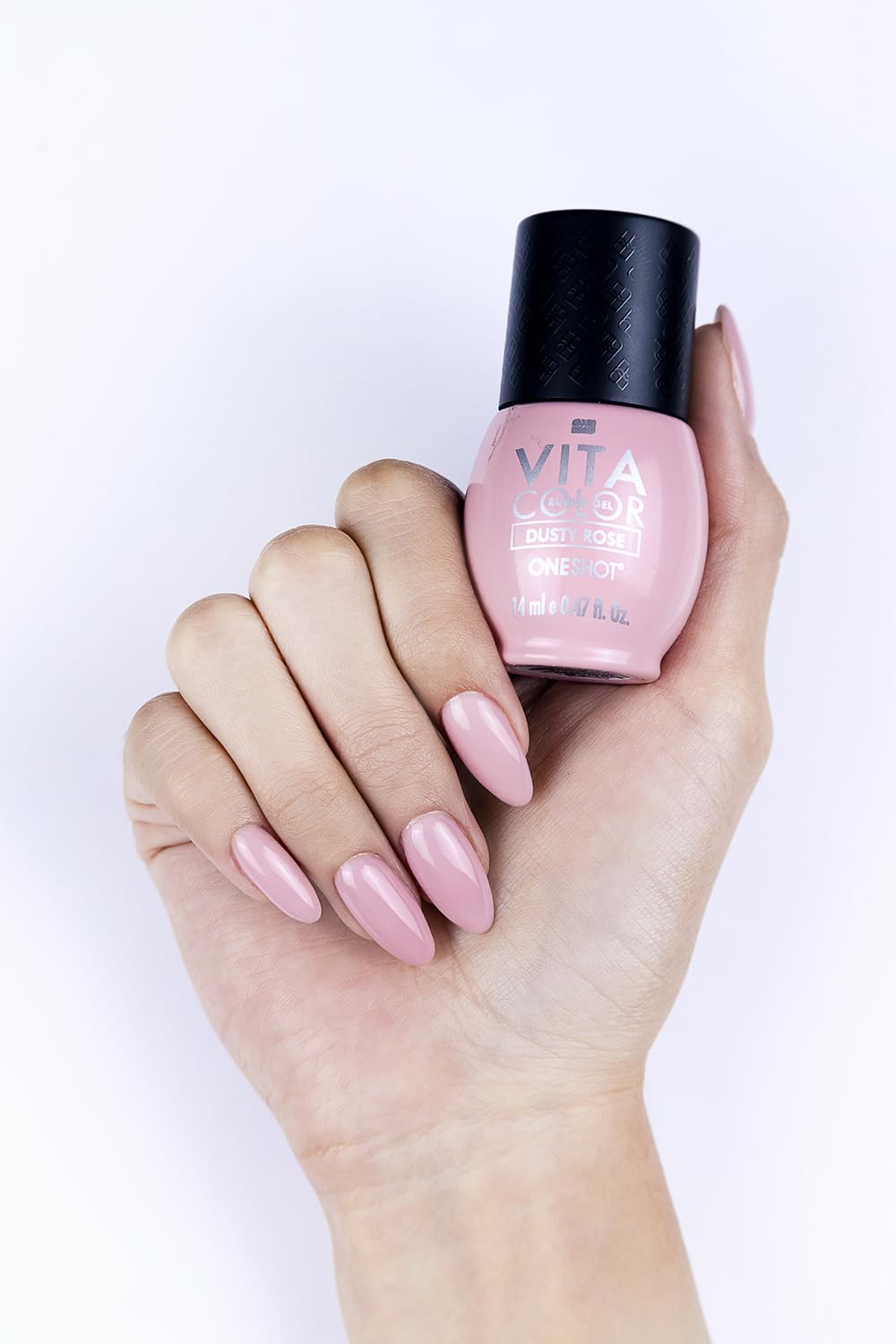 Vita Color - Rubber Gel By One Shot 0.47 Oz (Dusty Rose)