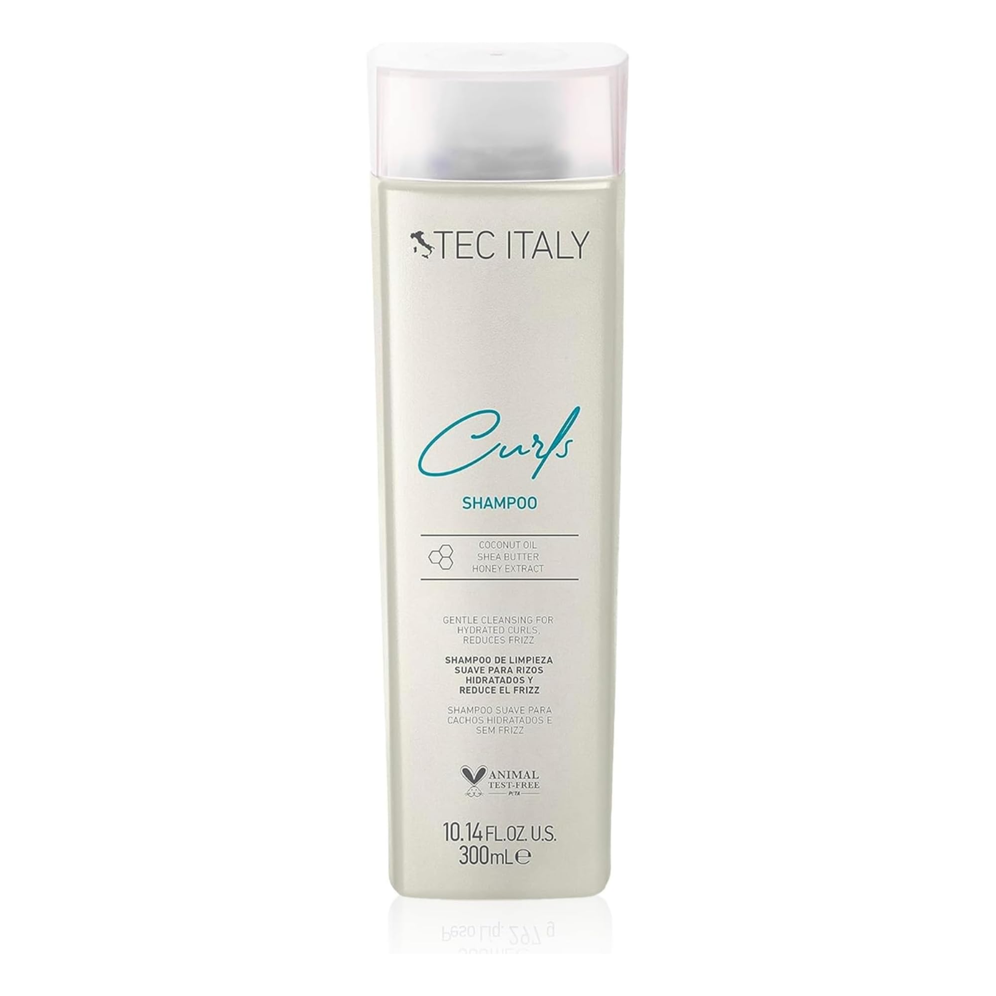 Tec Italy Curls Shampoo Moisturizing Curl Enhancing for Curly Wavy Hair Defines Curls Frizz Control Gentle Cleanser Adds Shine S