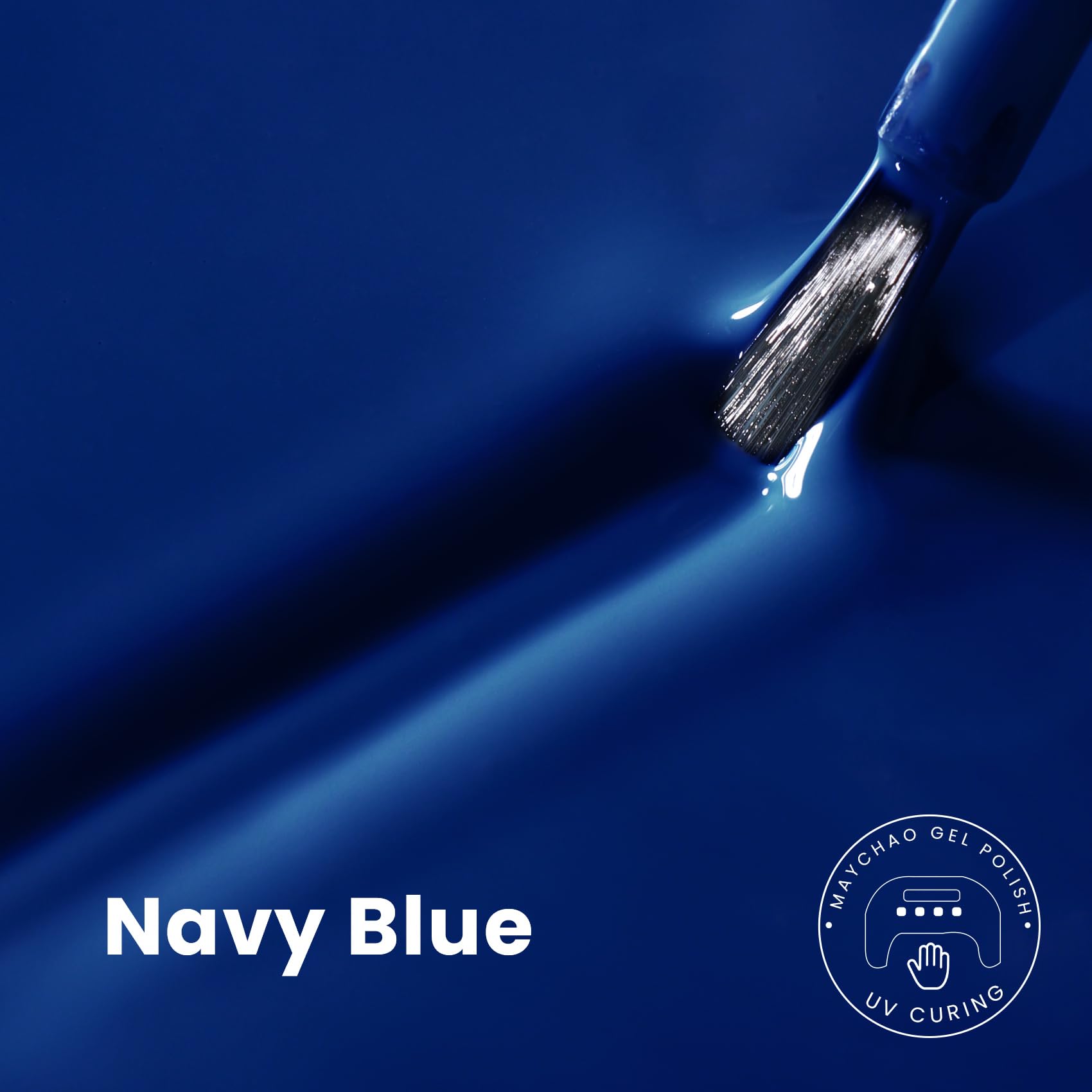 Maychao 15Ml Blue Gel Nail Polish 1Pc Navy Blue Gel Polish Soak Off Uv Led Nail Polish Nail Art Starter Manicure Salon Diy At Ho