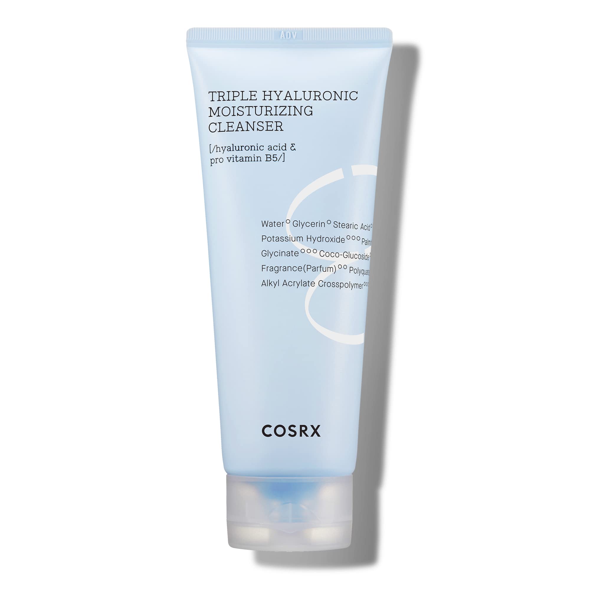 Cosrx Hydrium Triple Hyaluronic Moisturizing Cleanser 5.07 Fl.Oz / 150Ml | Daily Cleanser For Dry Skin With Hyaluronic Acid & Vi