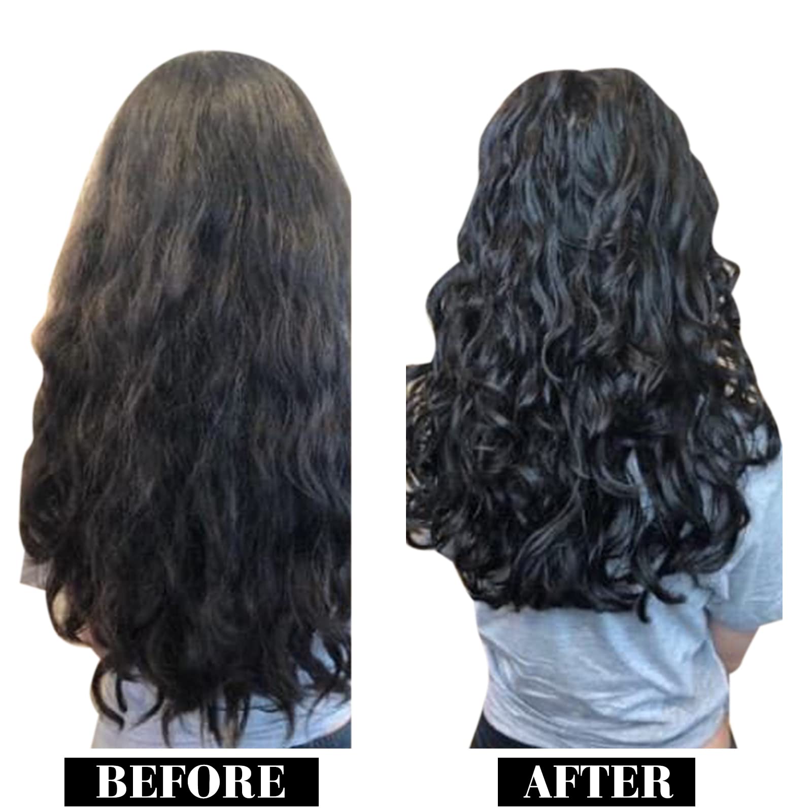 Hetto Curly Clip In Human Hair Extensions Full Head Natural Black Clip In Hair Extensions Remy Hair Water Wavy Clip On Extension