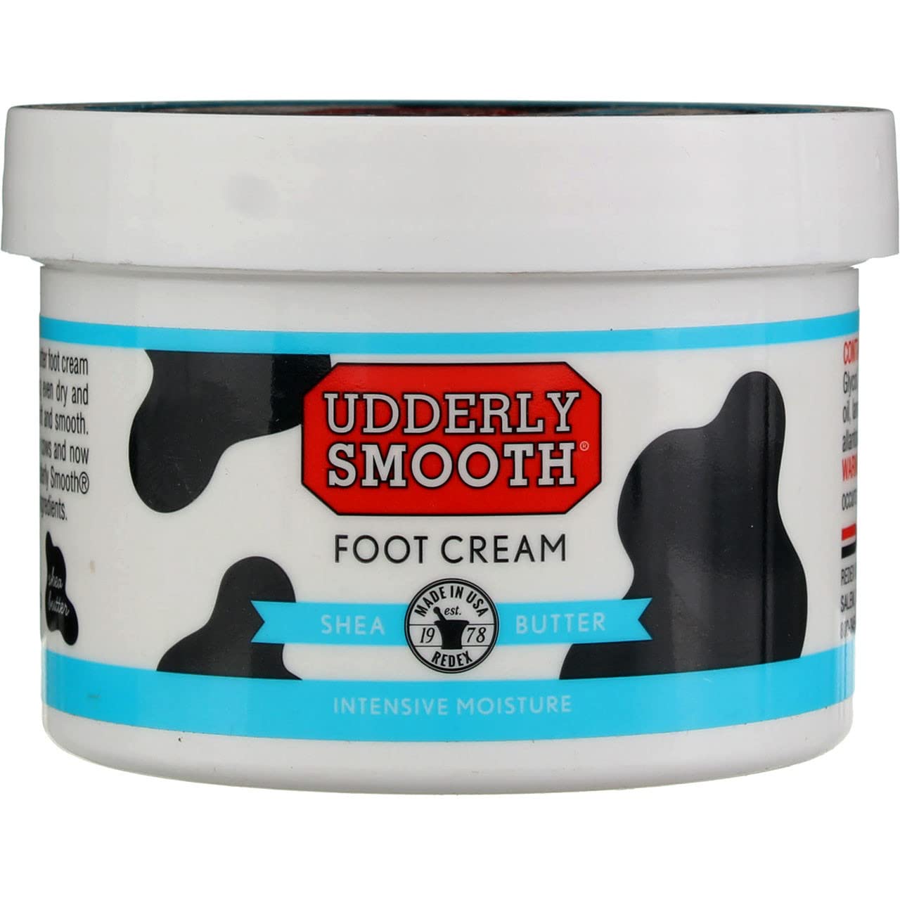 Udderly Smooth Shea Butter Foot Cream 8 oz (Pack of 8)