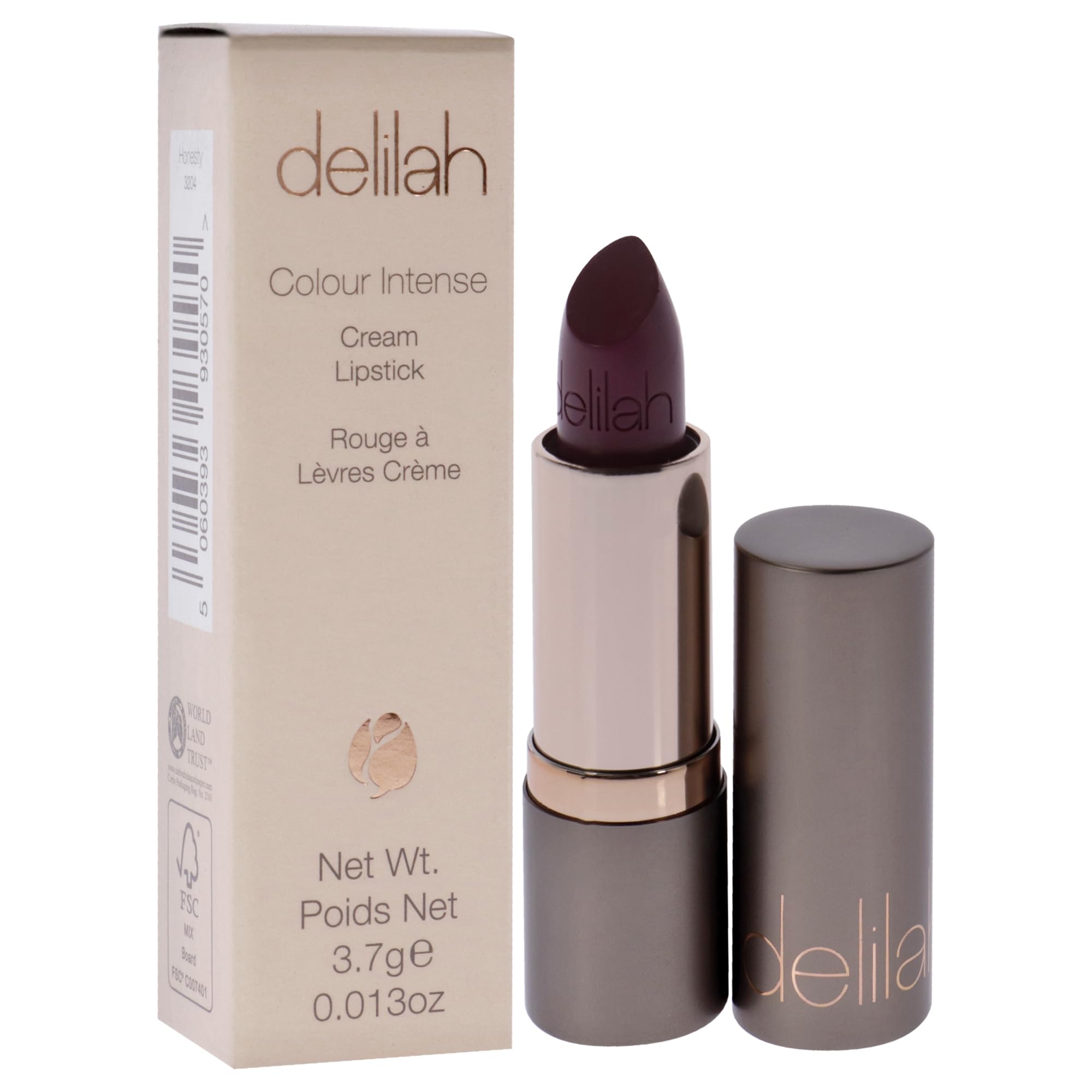 Delilah - Colour Intense Cream Lipstick - Honesty - Rich Pigmented - Long Lasting, Hydrating, Velvety Creamy Lipstick For Women