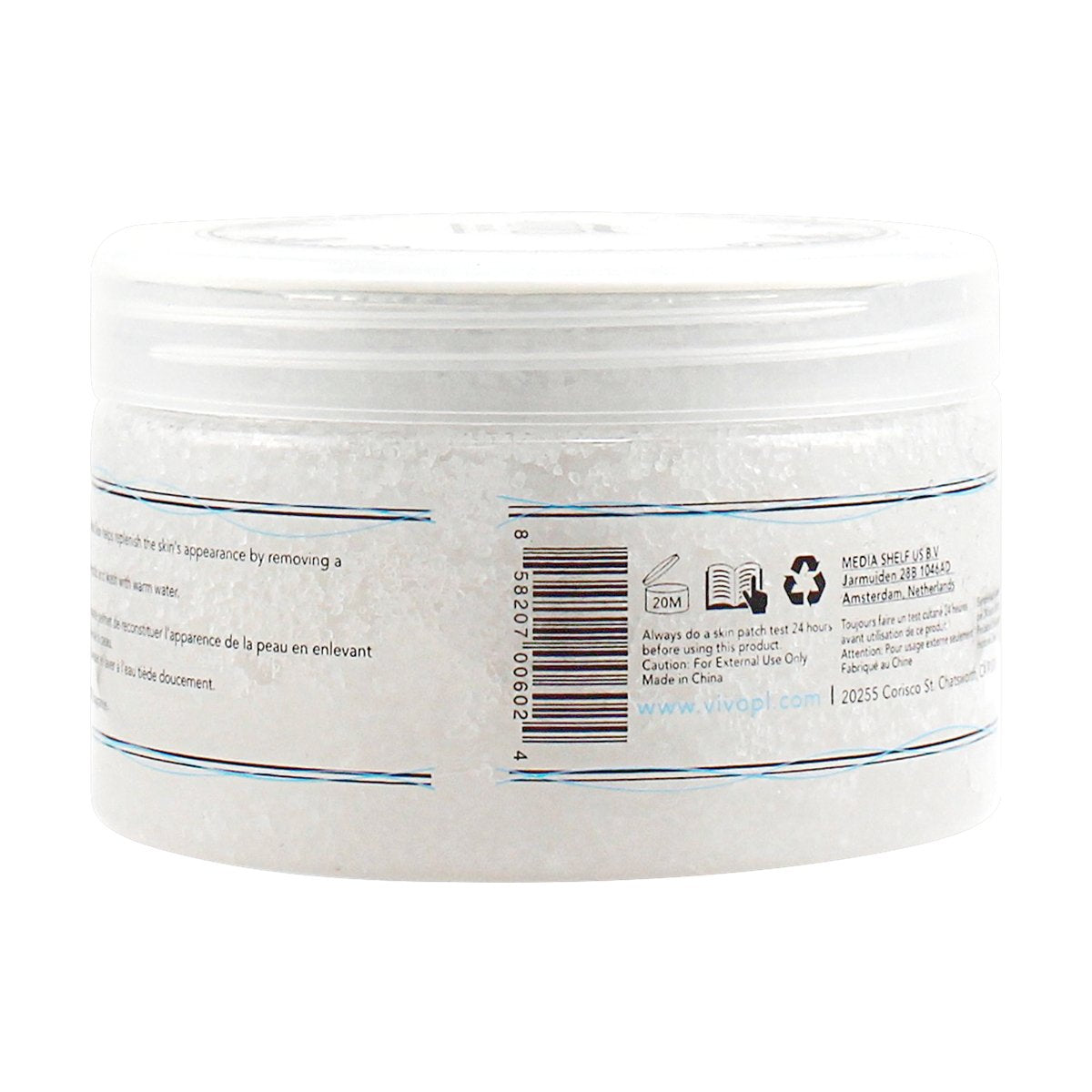 Vivo Per Lei Dead Sea Salt Scrub - Body Exfoliating Scrub with Dead Sea Minerals - For Hands, Feet & Body - Pack of 2