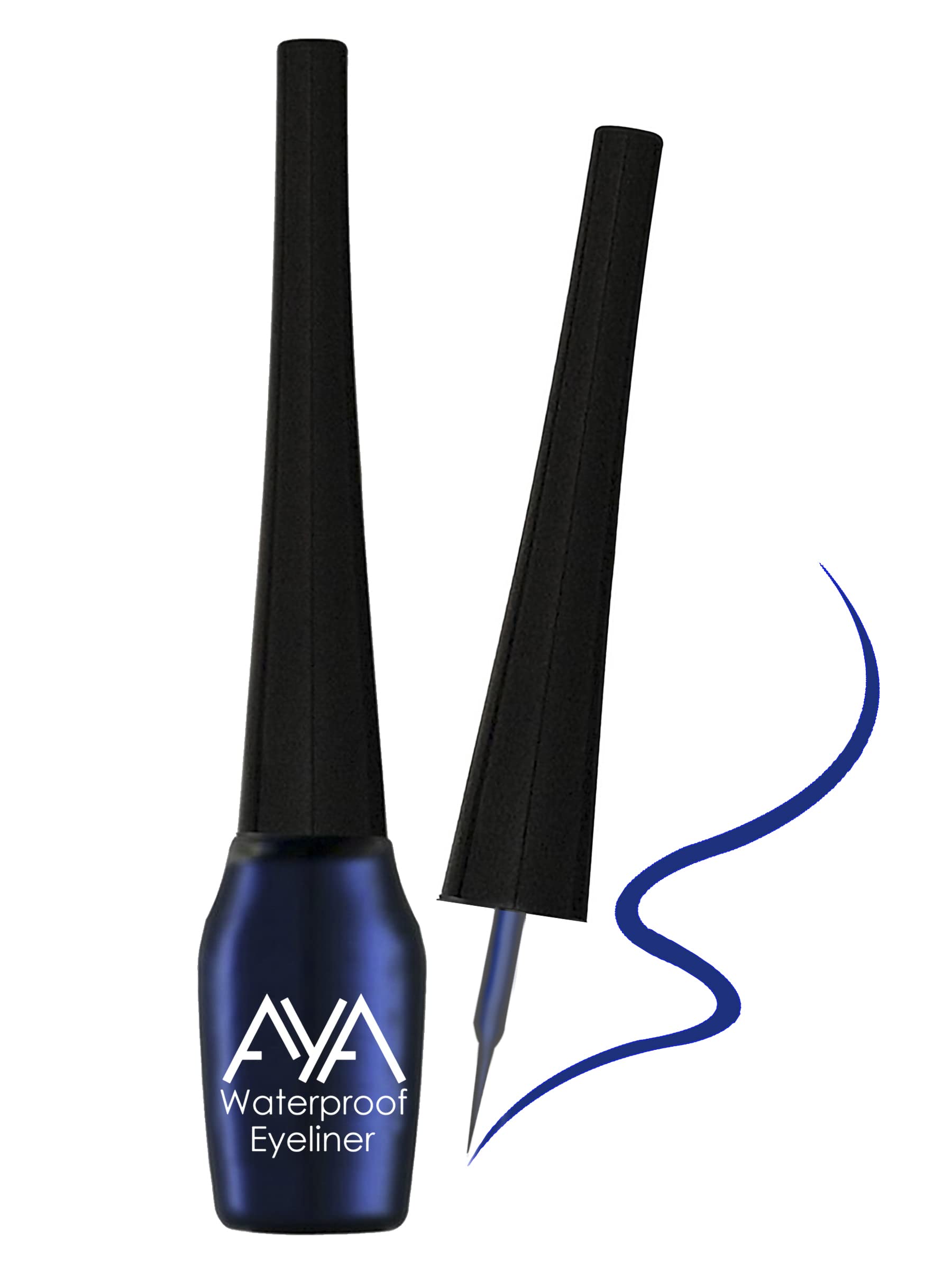 Aya  Waterproof Pearly Eyeliner Quick Drying, Smudge Proof, Long Lasting & Waterproof Liquid Color Eyeliner For Eye Makeup (Blu