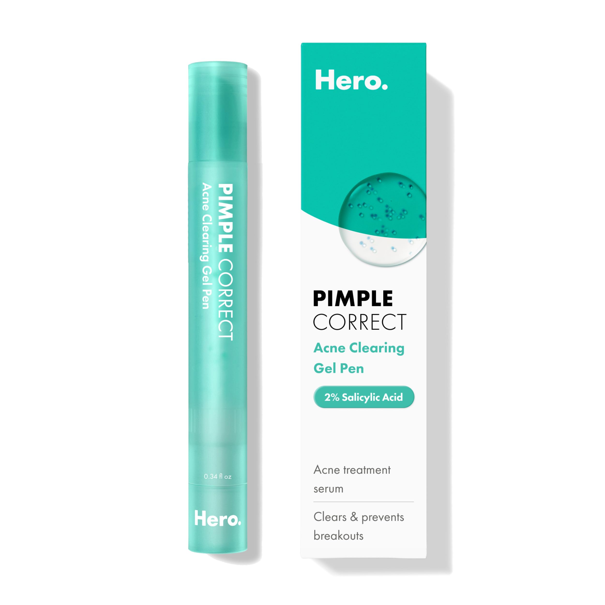 Hero Cosmetics Pimple Correct Acne Clearing Gel Pen, 0.34 Fl Oz