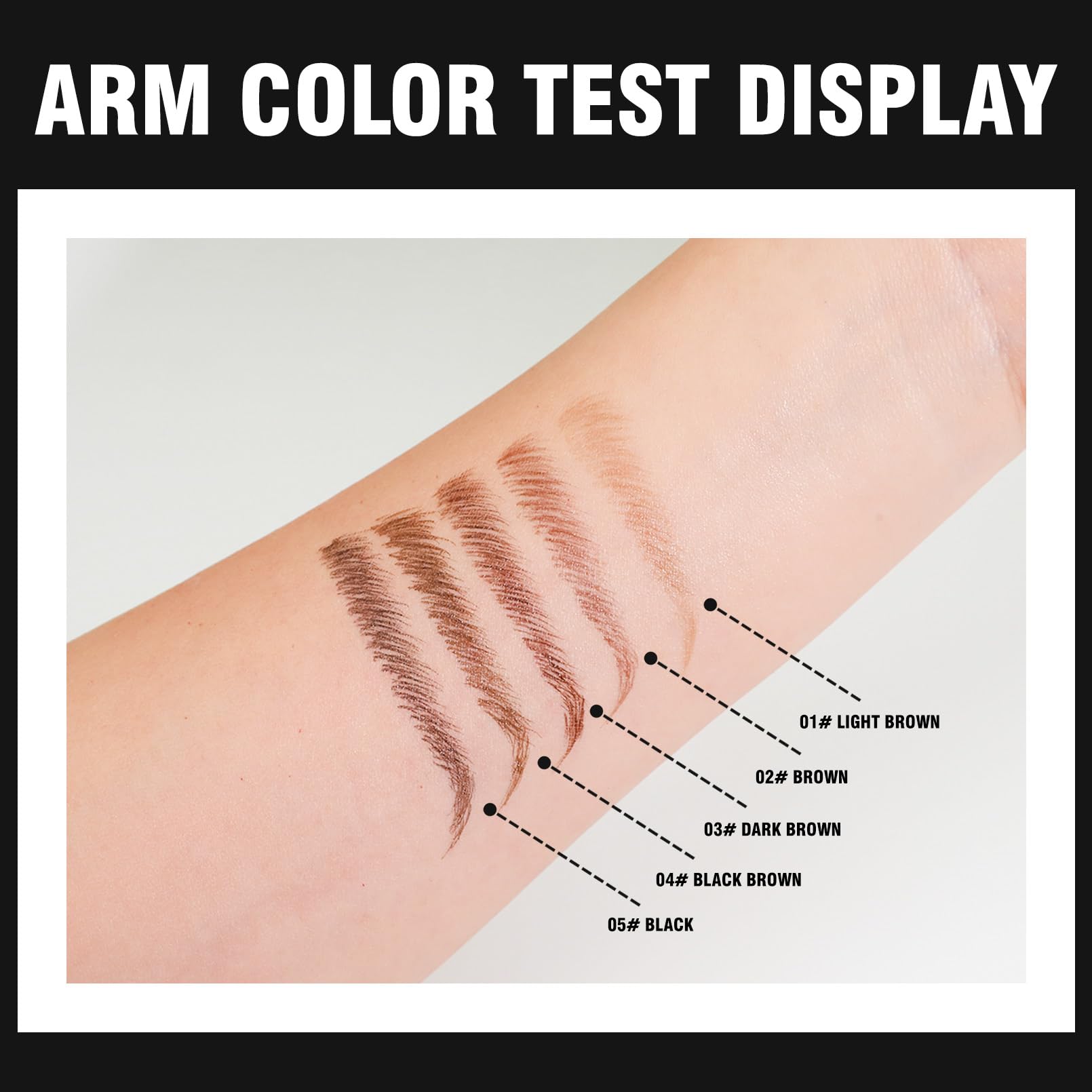 Microblading Eyebrow Pen, 2 Tip Precise Microblade Eyebrow Pencil That Looks Like Hair, Waterproof Natural Eye Brow Pencils for