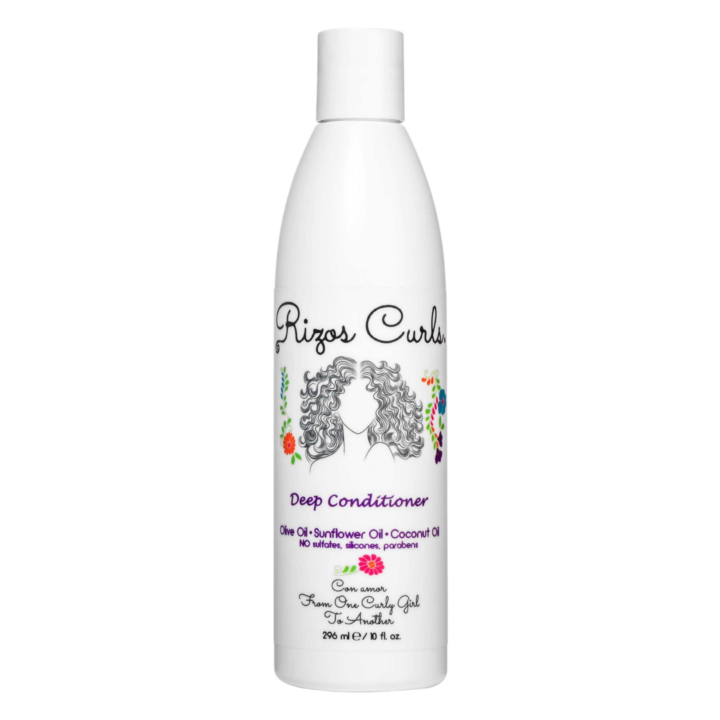 Rizos Curls Travel Deep Conditioner, Strengthens & Moisturizes Hair while Controlling Frizz, Add Softness and Manageability with