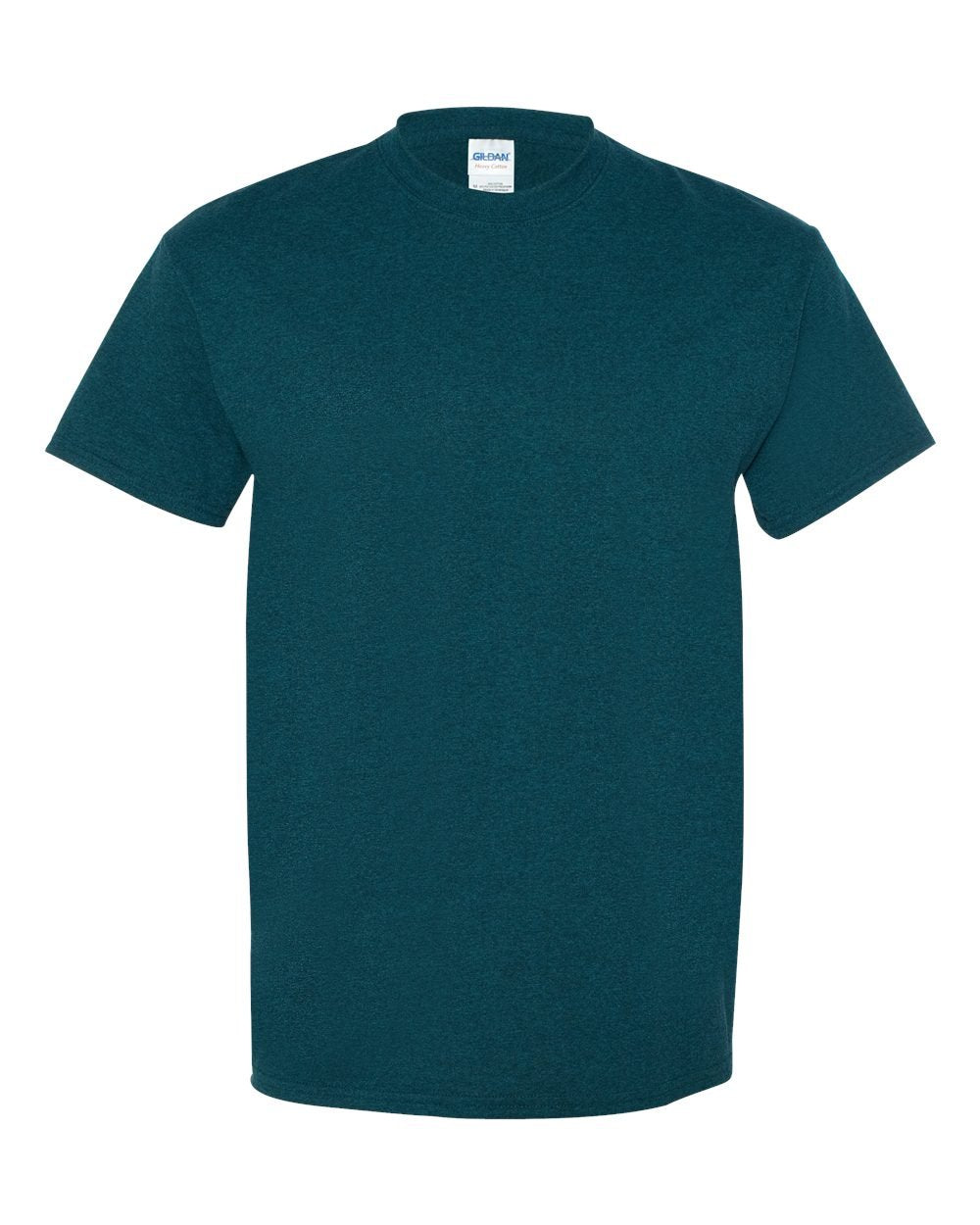 Heavy Cotton 100% Cotton Tshirt (G500) Midnight Navy, S (Pack of 5)