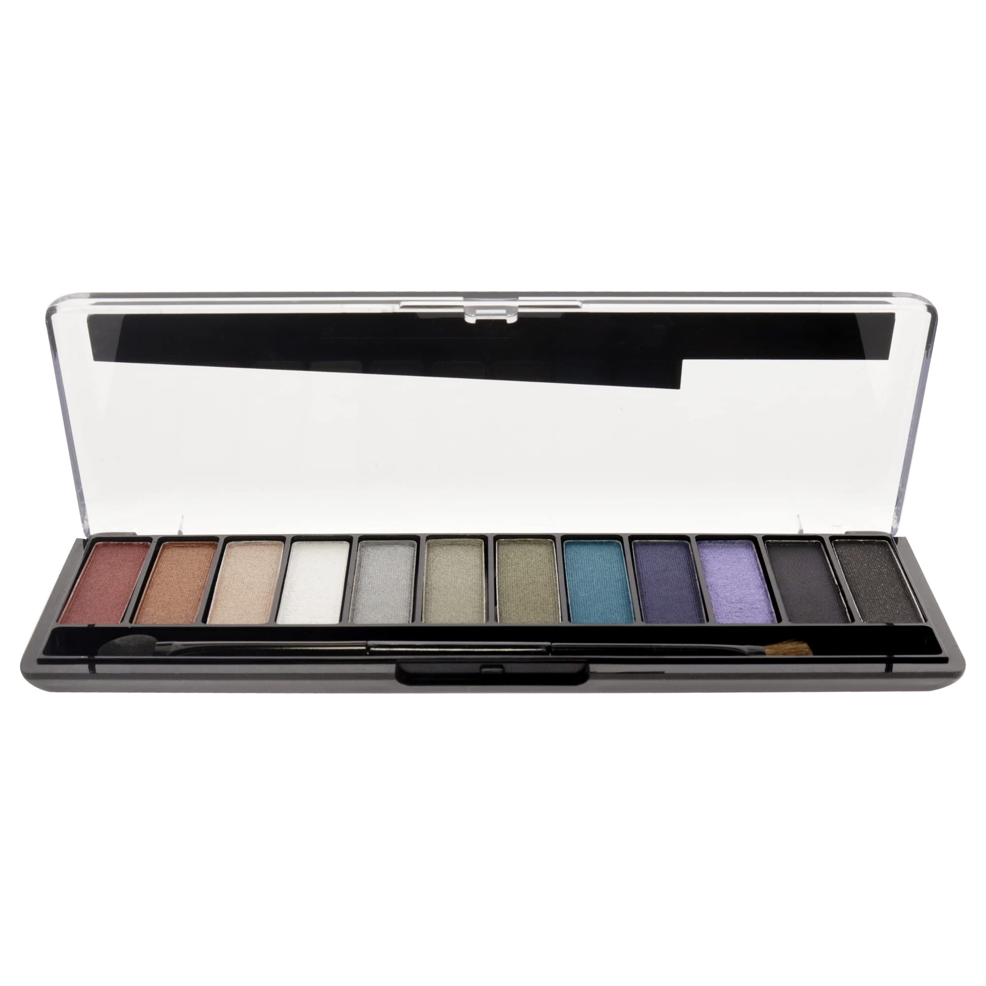Rimmel London MagnifEyes Eyeshadow Palette, 12 Shades, Blendable Formula, Versatile, 006, Wow, 05oz