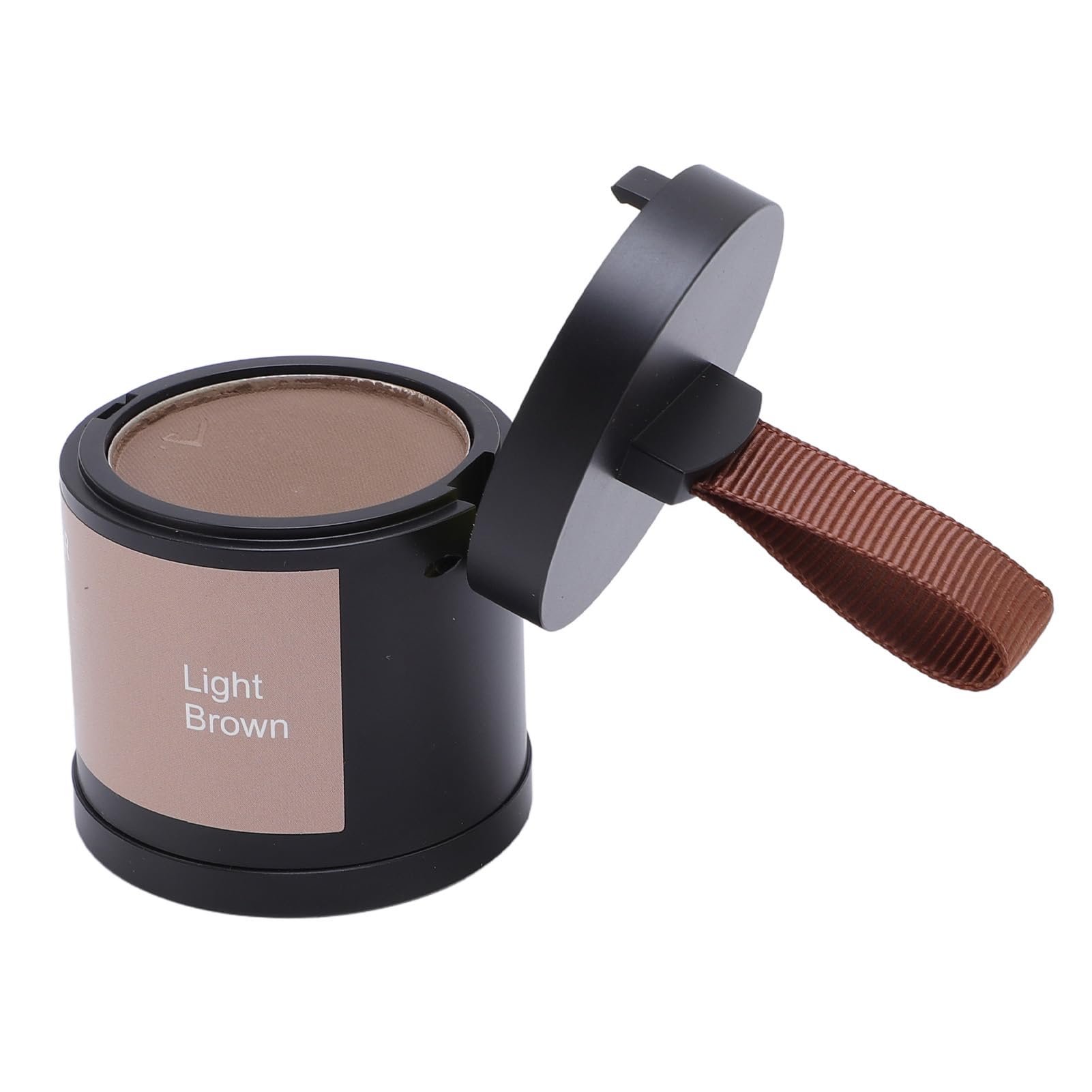 YUYTE 10g Hair Shadow Powder, Hairline Hairline Filler Gentle Long Lasting Conceals Gray Roots with Mirror and Puff for All Hair