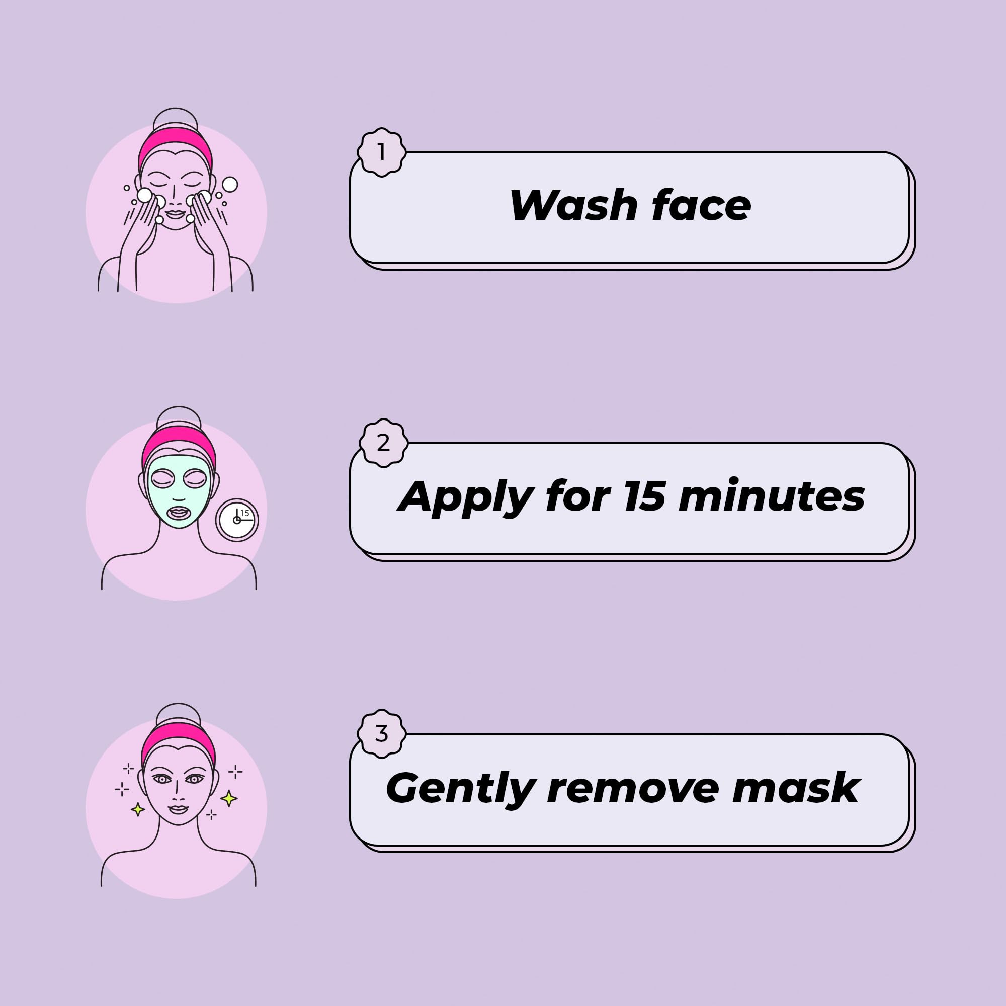Vitamasques Niacinamide Blueberry Face Sheet Mask 7 Pack - Pore Purifying Korean Face Mask Improves Uneven Skin Tone & Reduces B