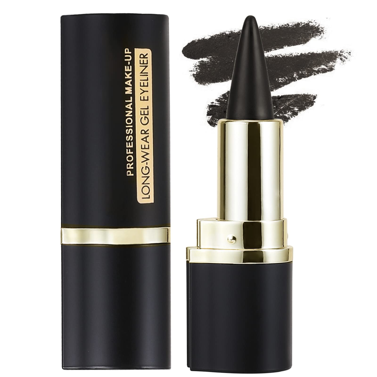 Boobeen Eyeliner Gel Makeup Black Eye Liner Pen Matte Waterproof Eyeliner Pencil Quick Drying Eye Liner Gel Stick Eye Makeup Lon