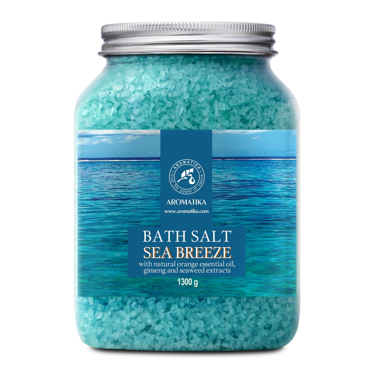 Bath Sea Salt 46 Oz - Sea Breeze Salt - Natural Bath Sea Salts - Best For Good Sleep - Relaxing - Calming - Body Care - Beauty -