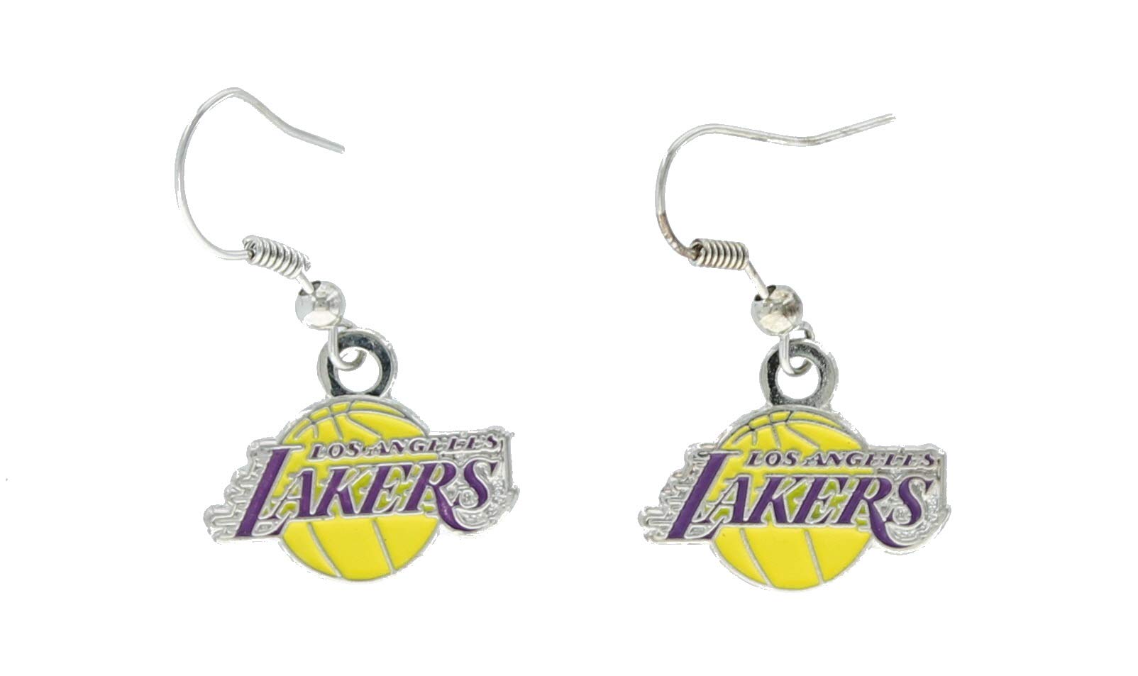 Aminco NBA Los Angeles Lakers Logo Dangler Earrings