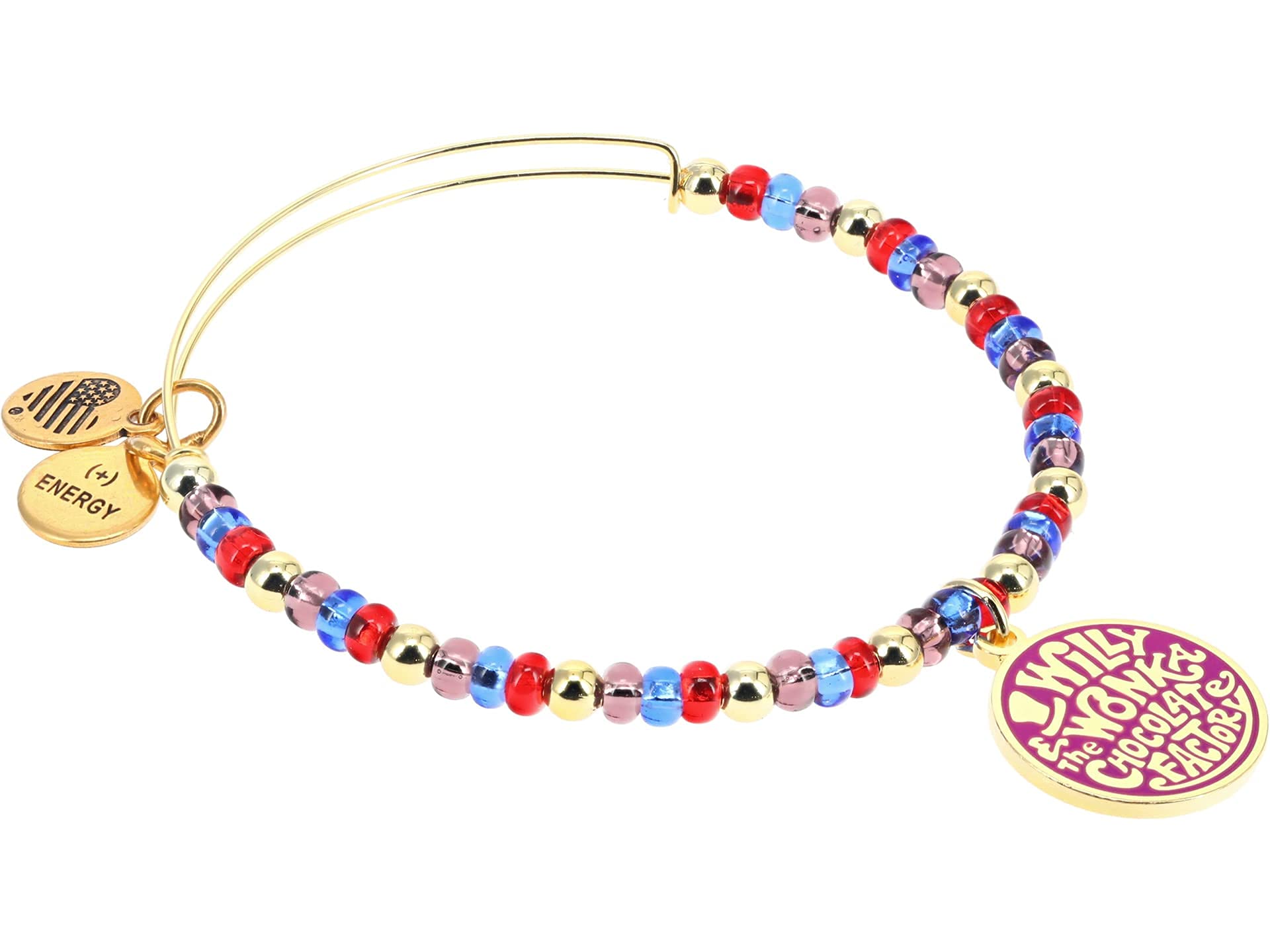 Alex and Ani Willy Wonka Chocolate Factory Beaded Charm Bangle