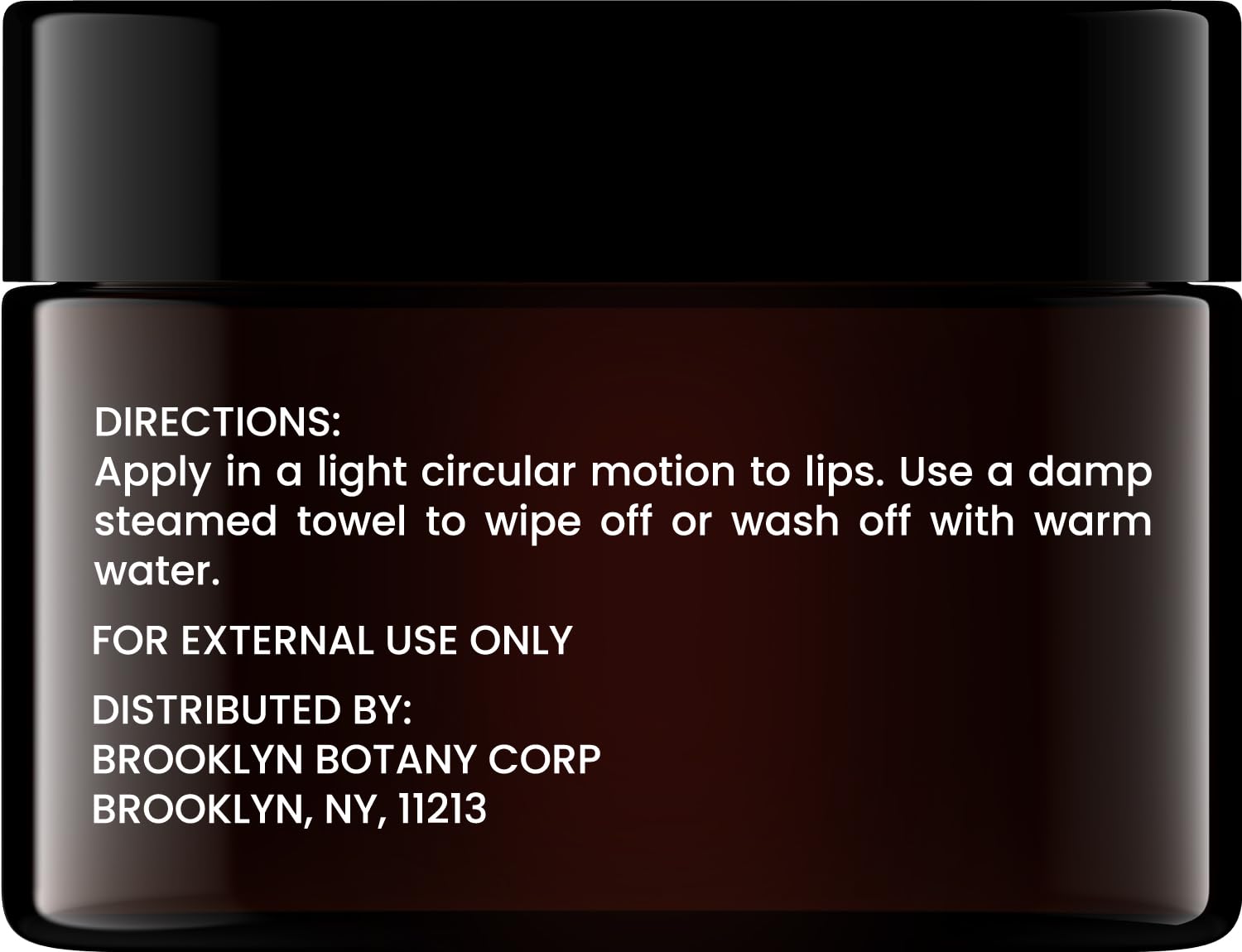 Brooklyn Botany Lip Scrub Exfoliator 1 Oz - Lip Moisturizer For Dry Lips And Chapped Lips - Gentle Lip Exfoliator For Smooth And