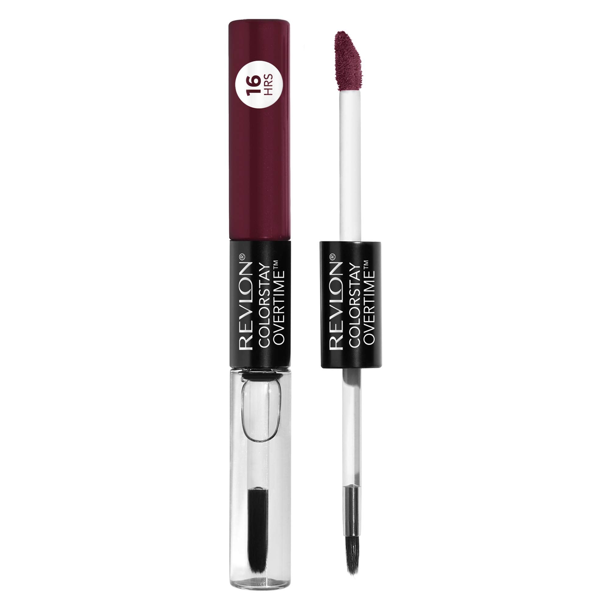 Revlon 080 Dual Ended Liquid Glossy Lipstick With Clear Lip Gloss (Plum, Berry, 0.07 Oz)