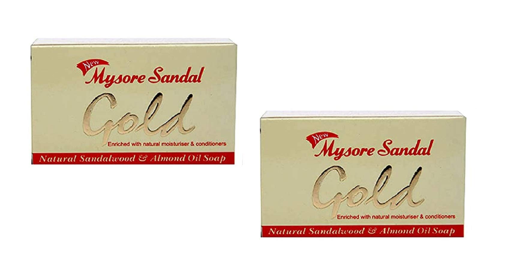 Mysore Sandal Gold Soap, 125G (Pack Of 2)-