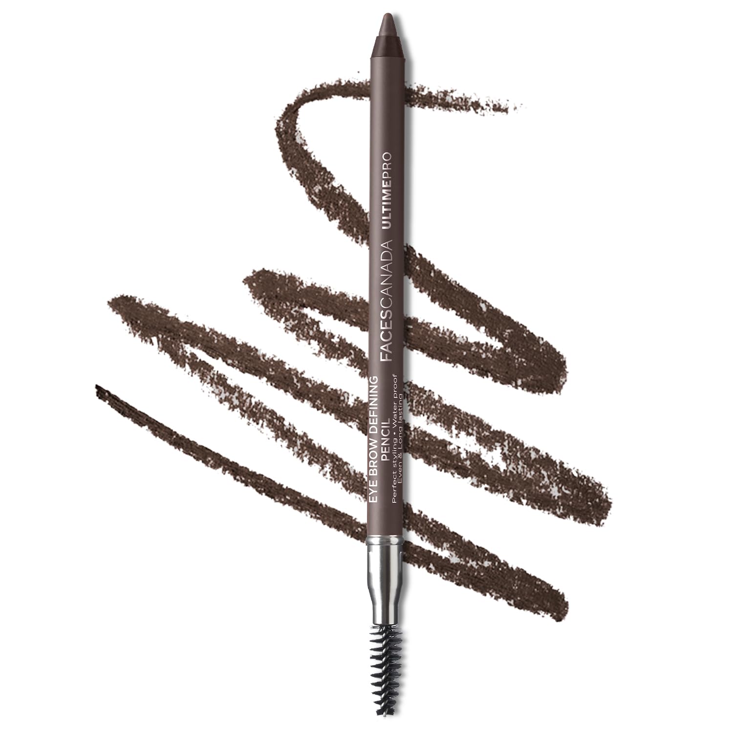 Facescanada Ultime Pro Eye Brow Defining Pencil - Tan 01 | Gel Gliding Formula | Long Lasting & Waterproof | Smudge & Transfer P