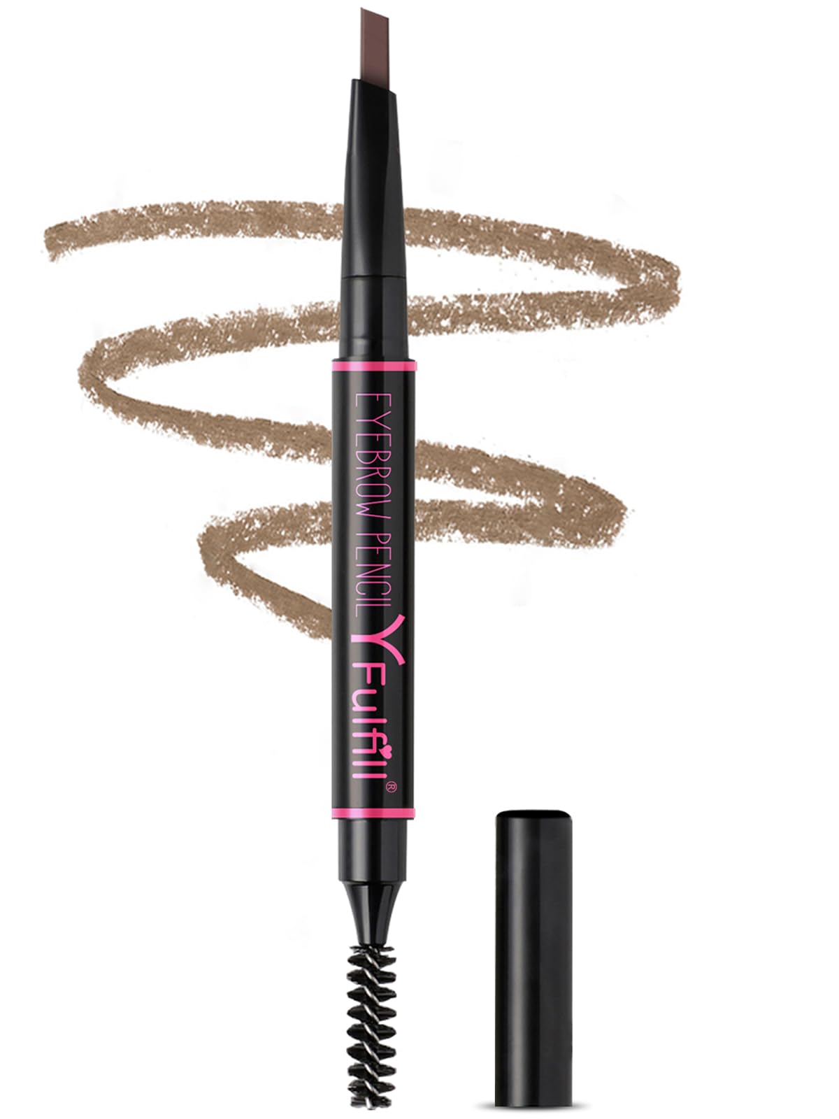 Yfulfill Light Brown Eyebrow Pencil Waterproof For Women, Eye Brow Pencils For Women Light Brown, Light Brown Eyebrow Pen, Light