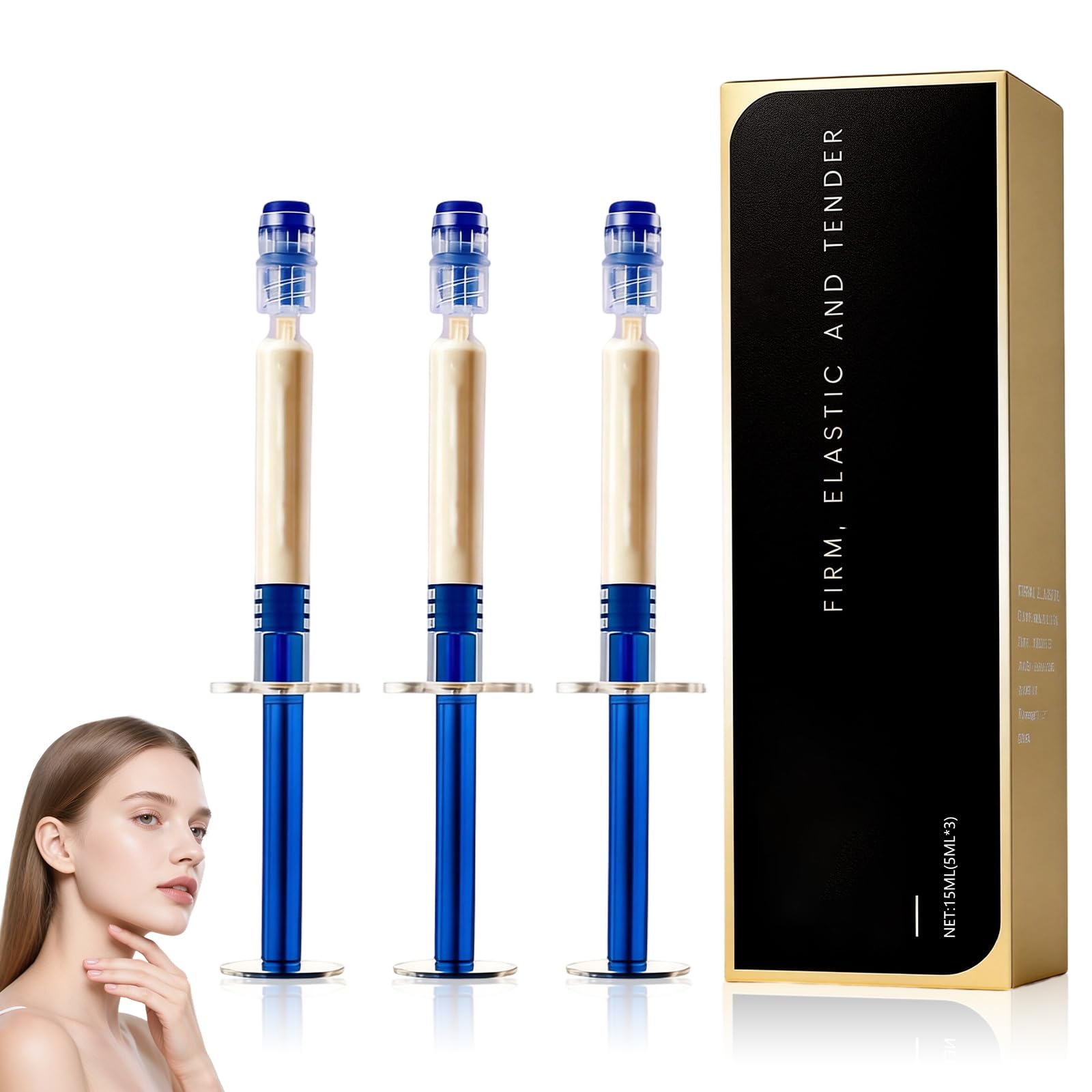 Baysea Polypeptide Collagen Elastic Essence Cream - 3 Tubes/Box, 2026 New Peptide Anti-Wrinkle Essence, Firming and Lifting Loti