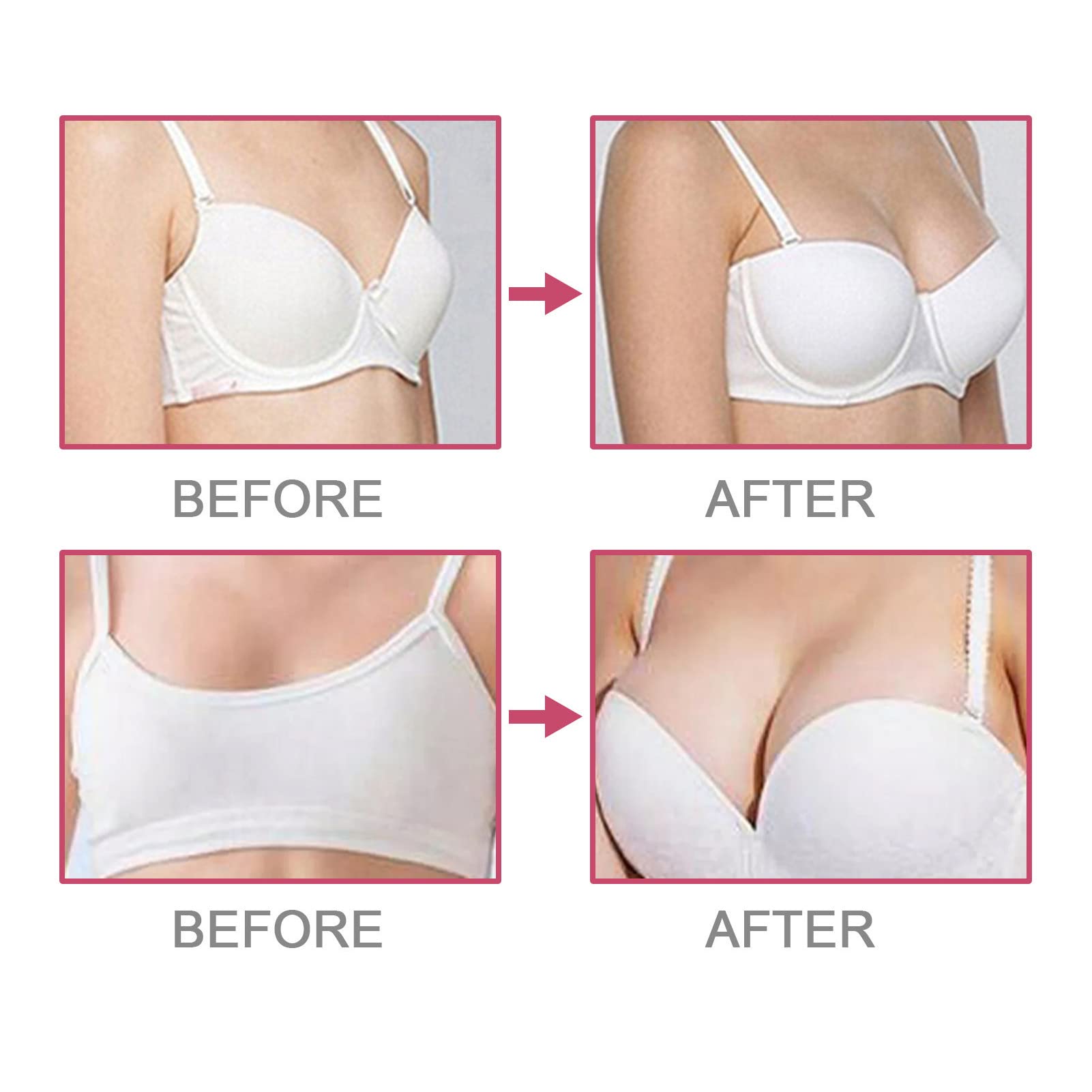 Breast Lift Patches, Breast Enlargement Patches Breast Enlargement Mask 4 Pieces Collagen Moisturizing Improve Sagging Breast Pa