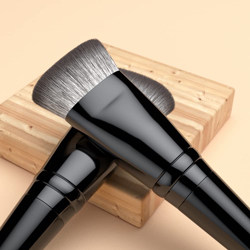 Anmor Flat Contour Brush, Professional Flat Top Detailed Contour Nose Contour Makeup Brush, Perfect For Sharp Lines Contouring L