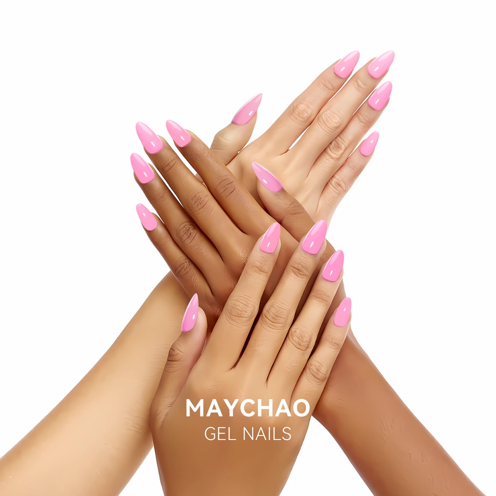 Maychao 15Ml Gel Nail Polish 1Pc Pink Gel Polish Soak Off Uv Led Nail Lamp Curing Nail Polish Gel For Nail Art Manicure Salon Di